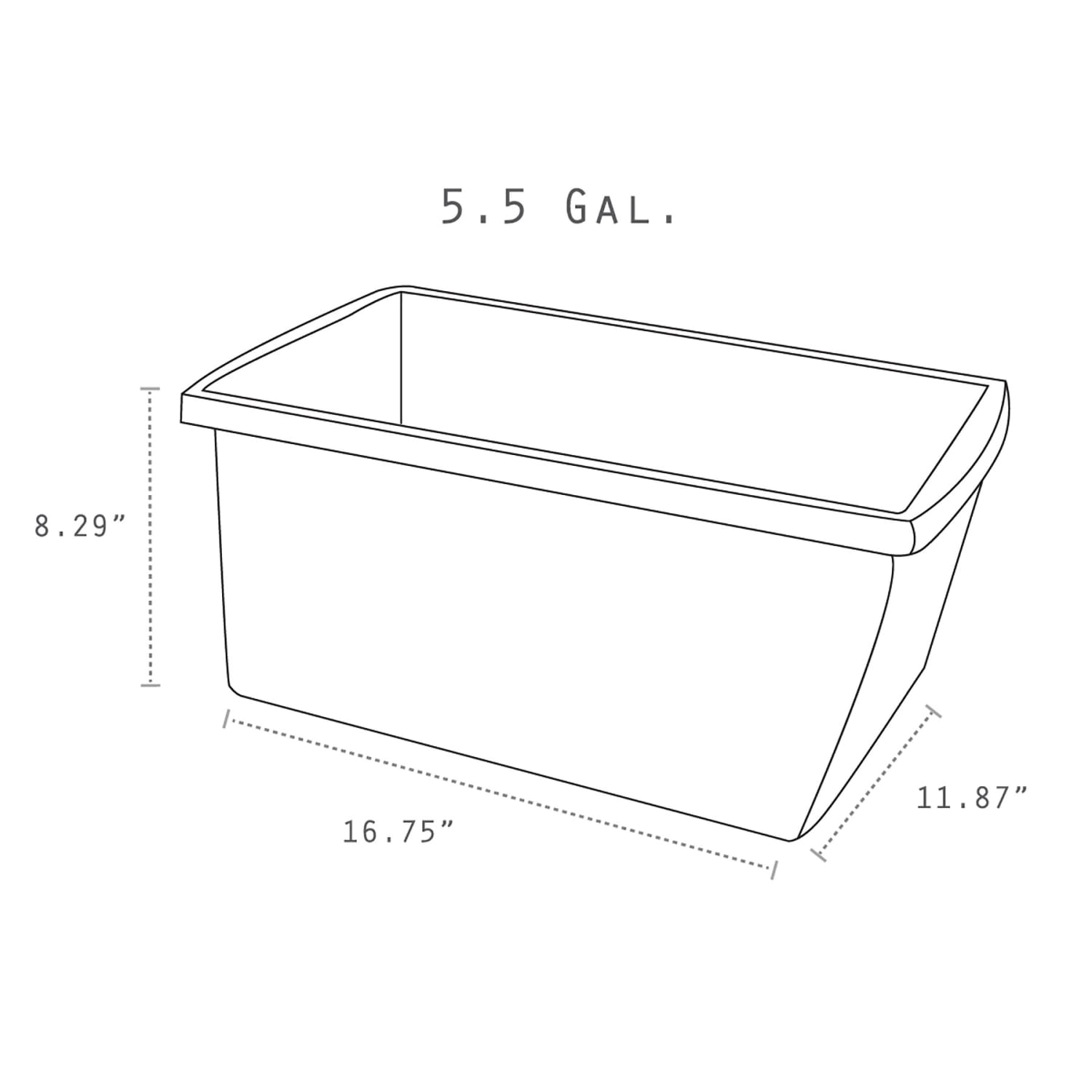 Storex Classroom Storage Bin, Medium, Yellow, Pack Of 2 - Image 4