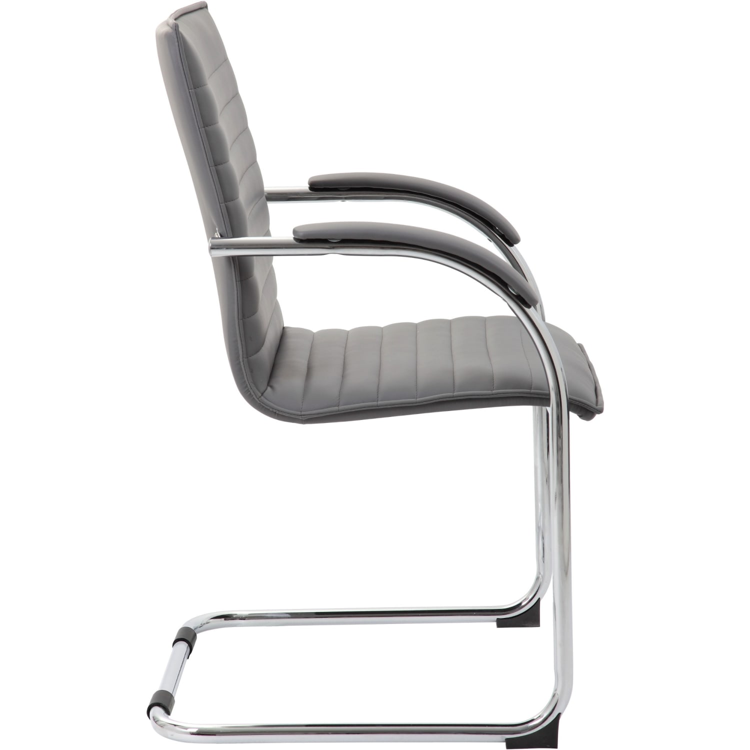 Boss Office Products Ribbed Side Chairs Gray Set Of 2 PopularChairscom