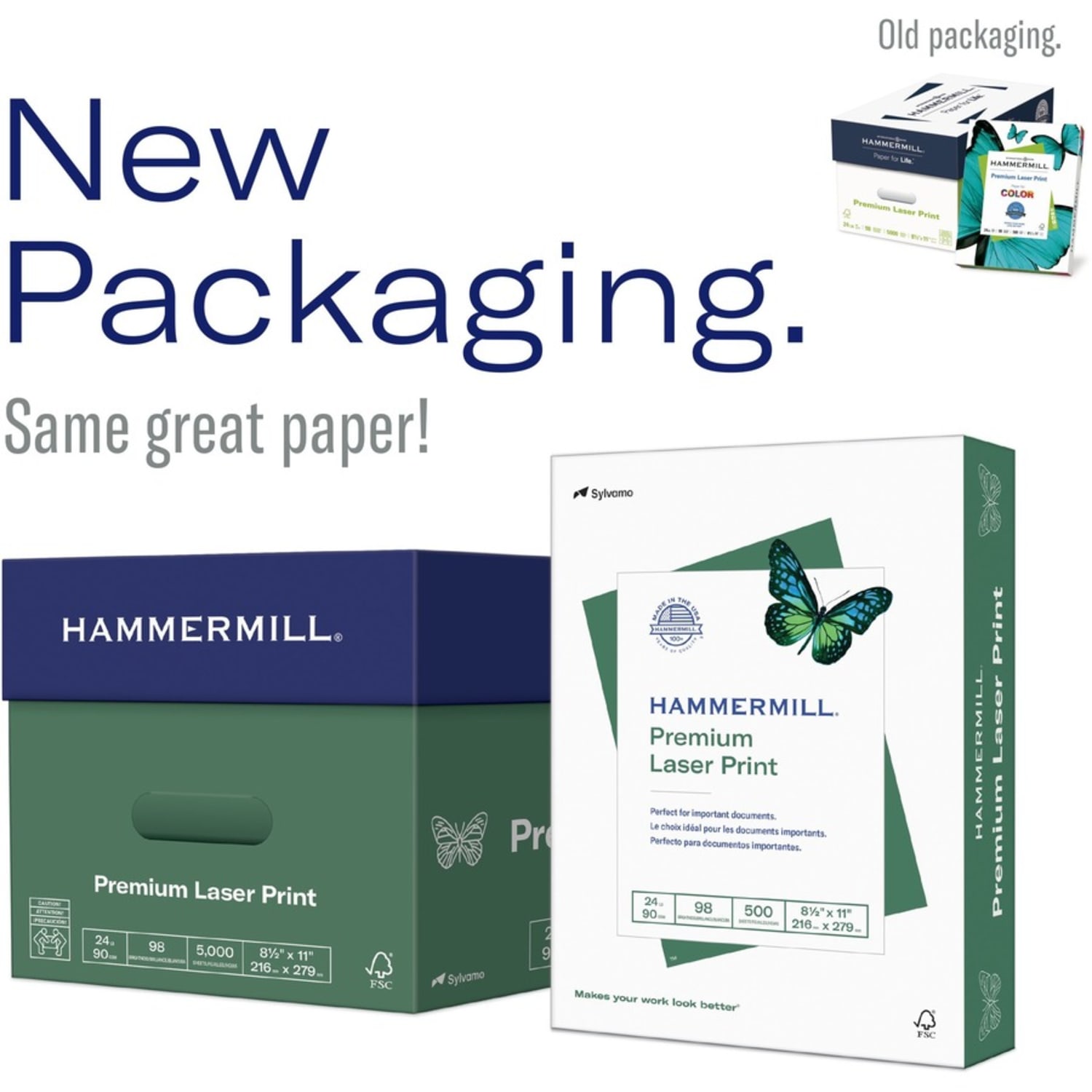 Hammermill Premium Laser Paper, 5 Reams, White, Ledger Size (11in x 17in), 24 Lb, 98 Brightness, Ream Of 500 Sheets - Image 6