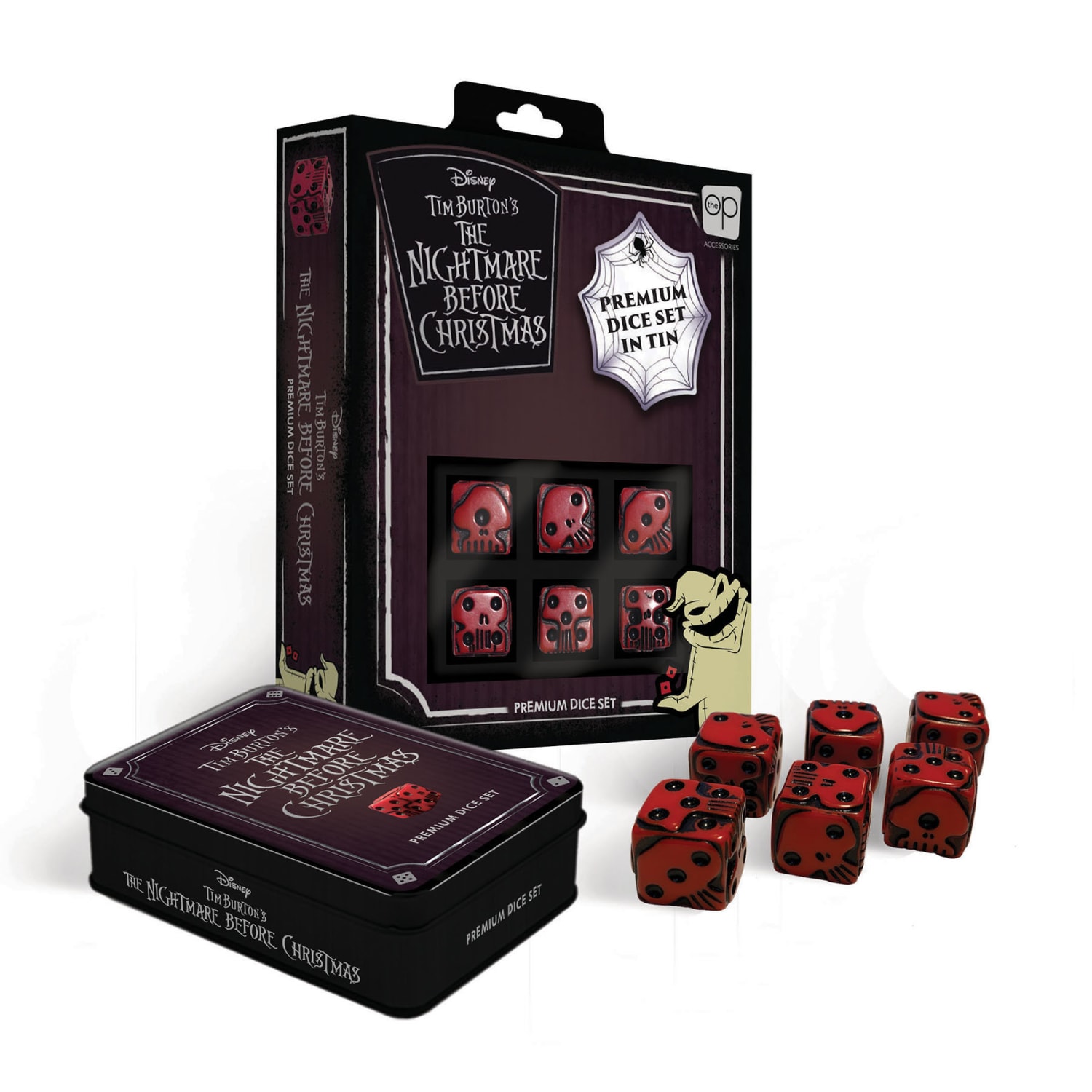 USAopoly Disney Tim Burtons The Nightmare Before Christmas Premium Dice Set