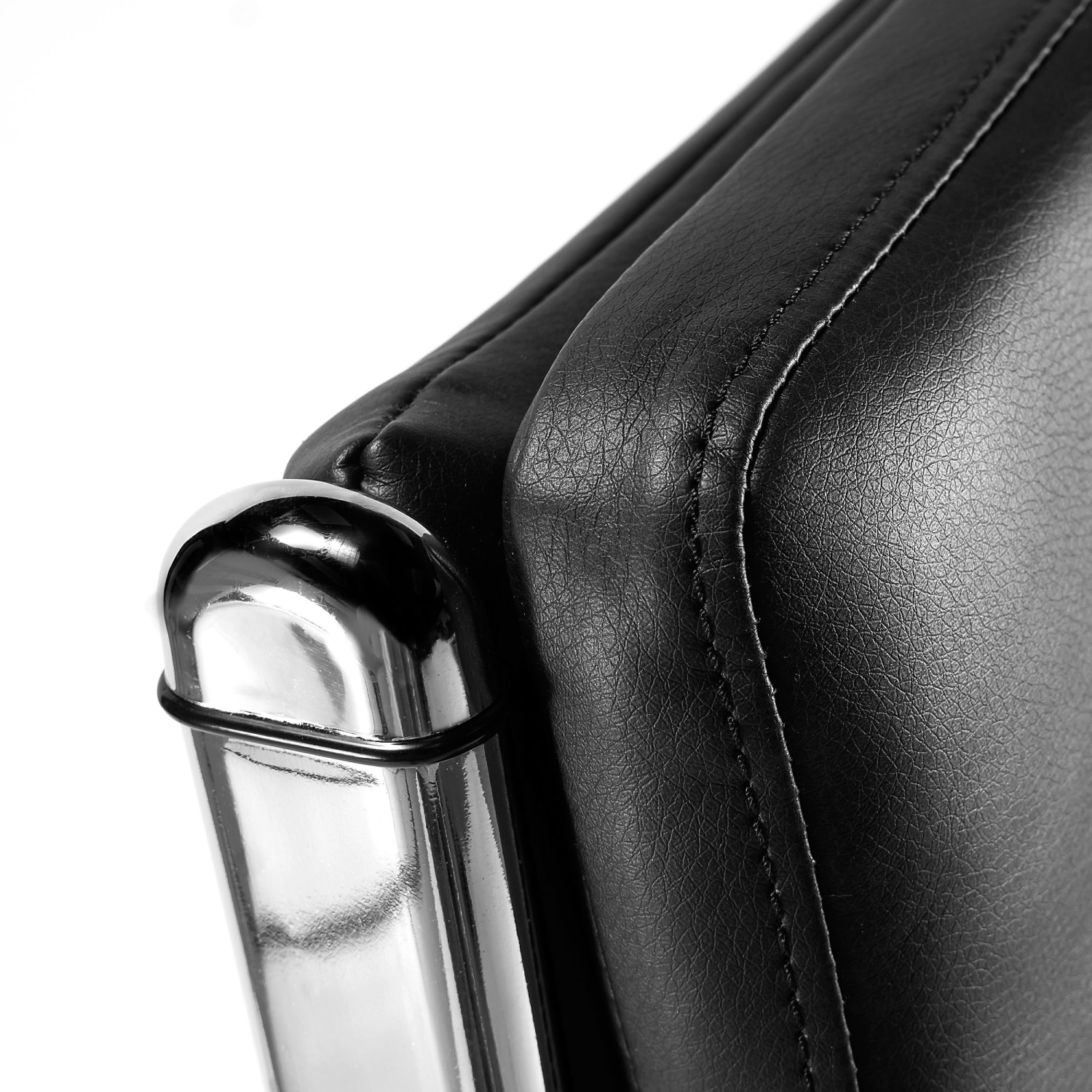 Bush Business Furniture Modelo Bonded Leather High-Back Office Chair, Black, Standard Delivery - Image 9