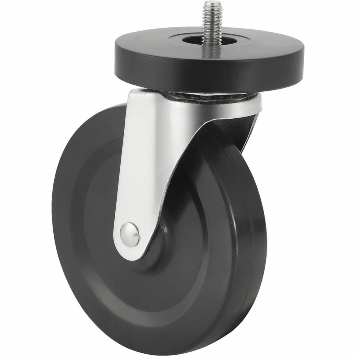 Lorell Industrial Shelving Caster Kit, Black, Set Of 2 - Image 6