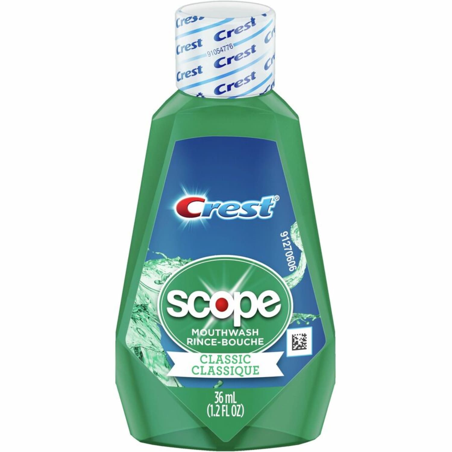 Crest Scope Classic Mouthwash - For Bad Breath - Mint - 1.20 fl oz - 180 / Carton - Image 4