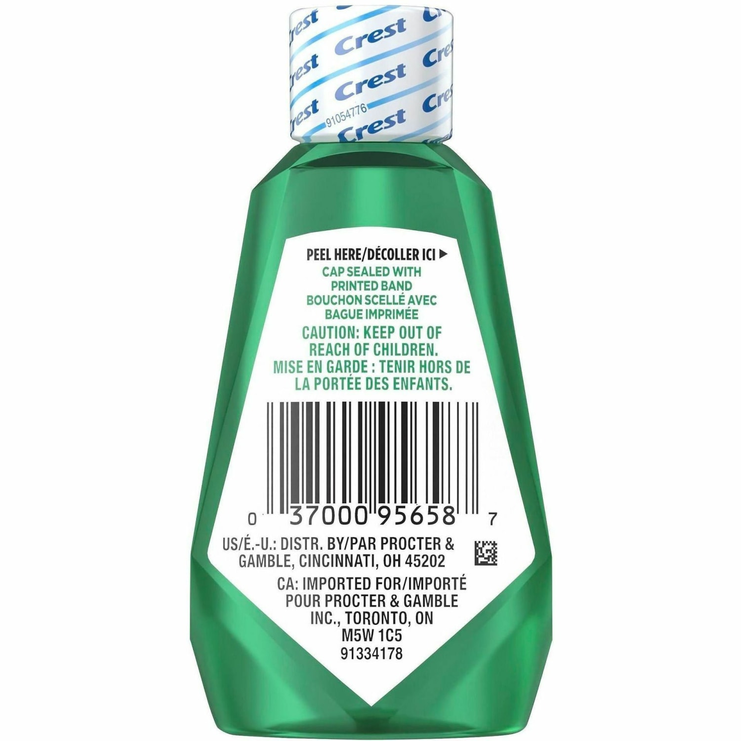 Crest Scope Classic Mouthwash - For Bad Breath - Mint - 1.20 fl oz - 180 / Carton - Image 5