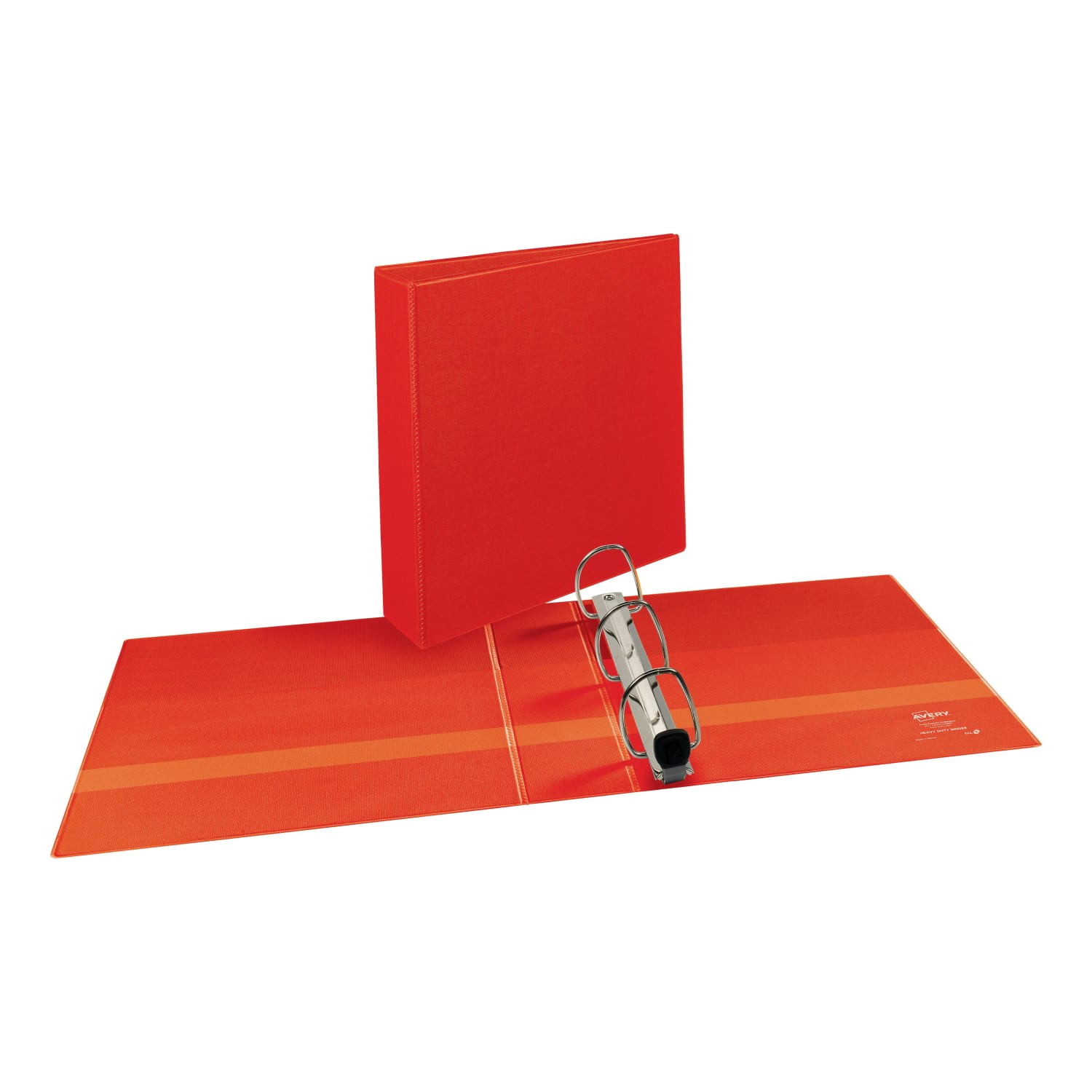 Avery Heavy-Duty View 3-Ring Binder With Locking One-Touch EZD Rings, 2in D-Rings, Red - Image 3