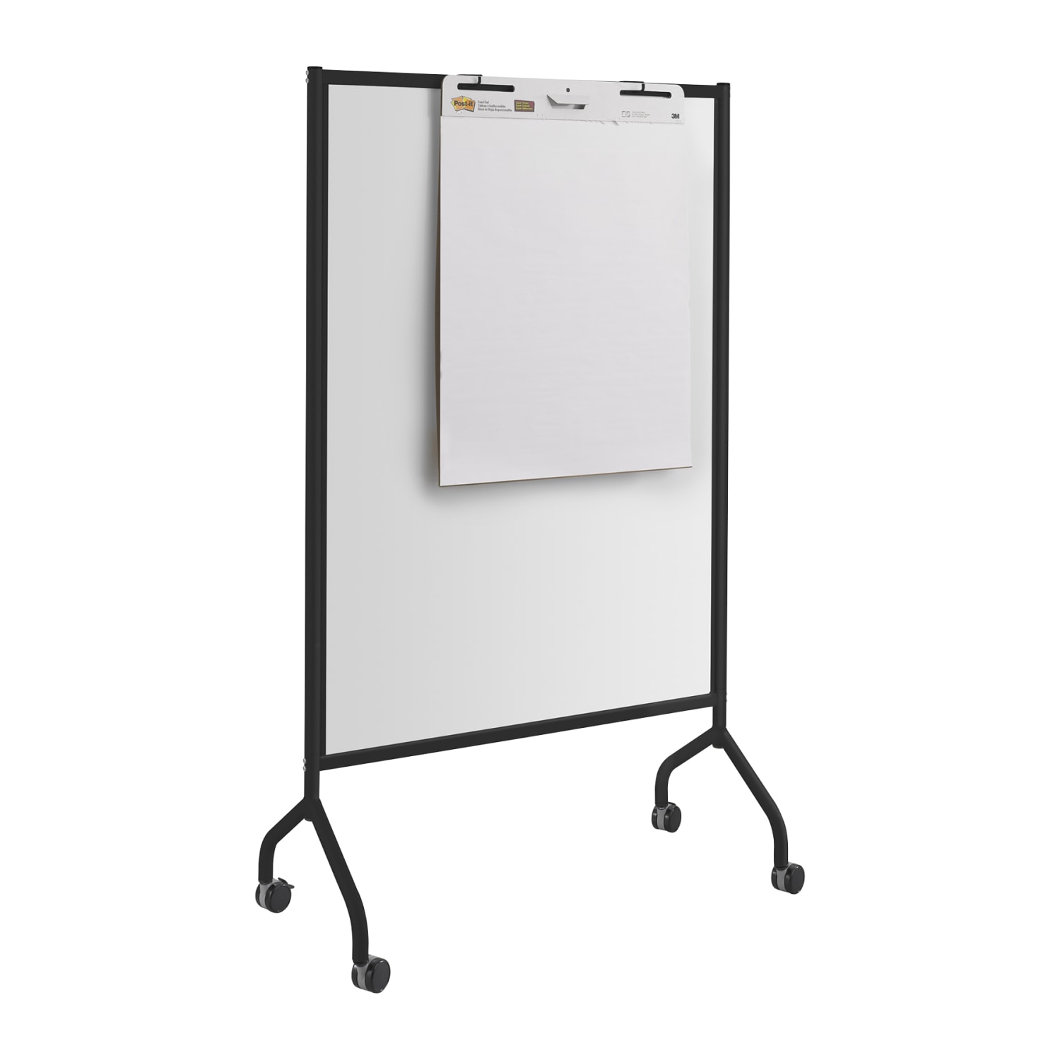 Safco Impromptu Full Magnetic Dry-Erase Whiteboard Screen, 42in x 72in, Steel Frame With Black Finish - Image 4