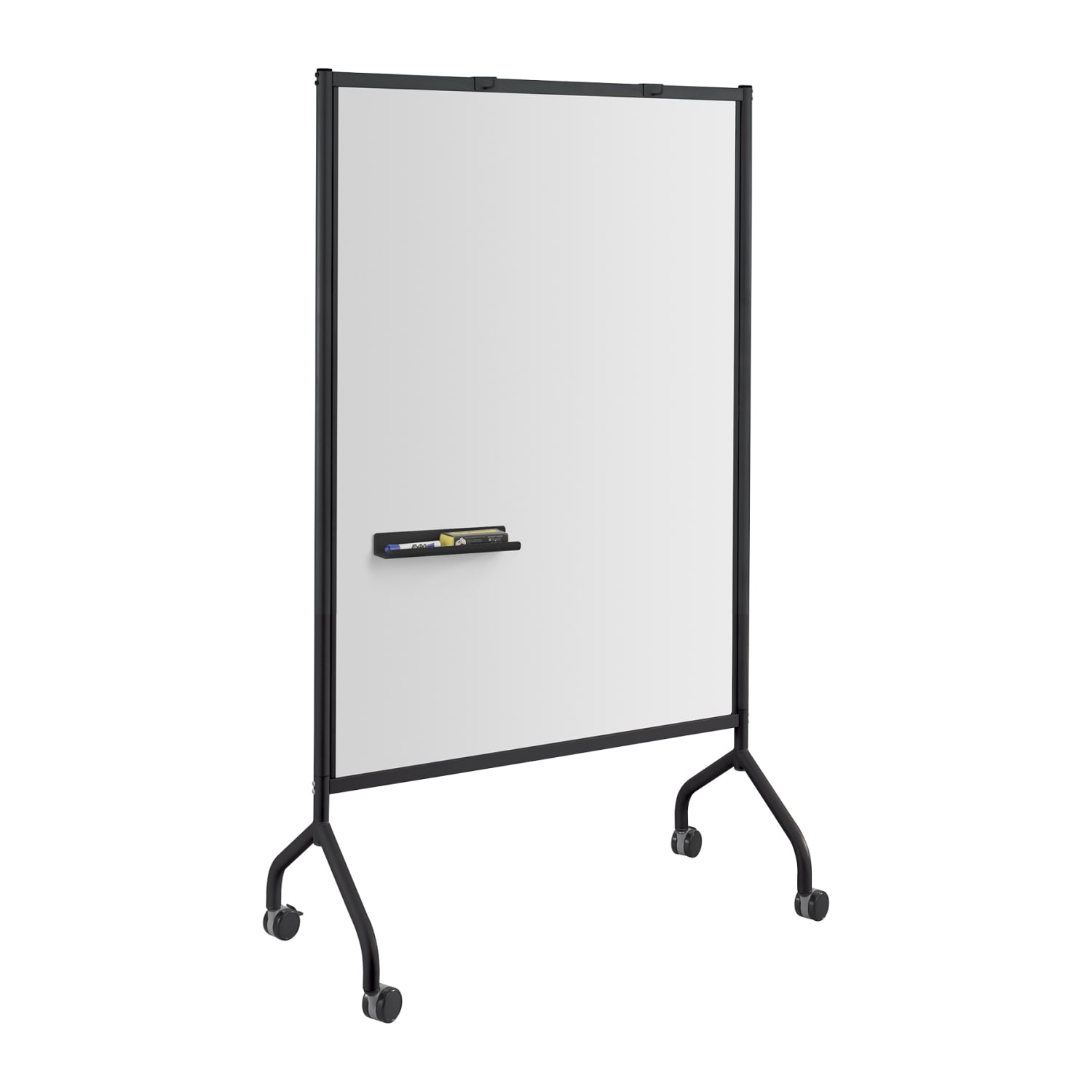 Safco Impromptu Full Magnetic Dry-Erase Whiteboard Screen, 42in x 72in, Steel Frame With Black Finish - Image 5