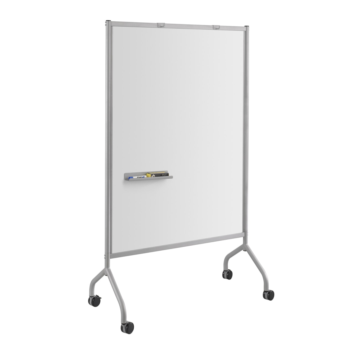 Safco Impromptu Full Magnetic Dry-Erase Whiteboard Screen, 42in x 72in, Steel Frame With Gray Finish - Image 5