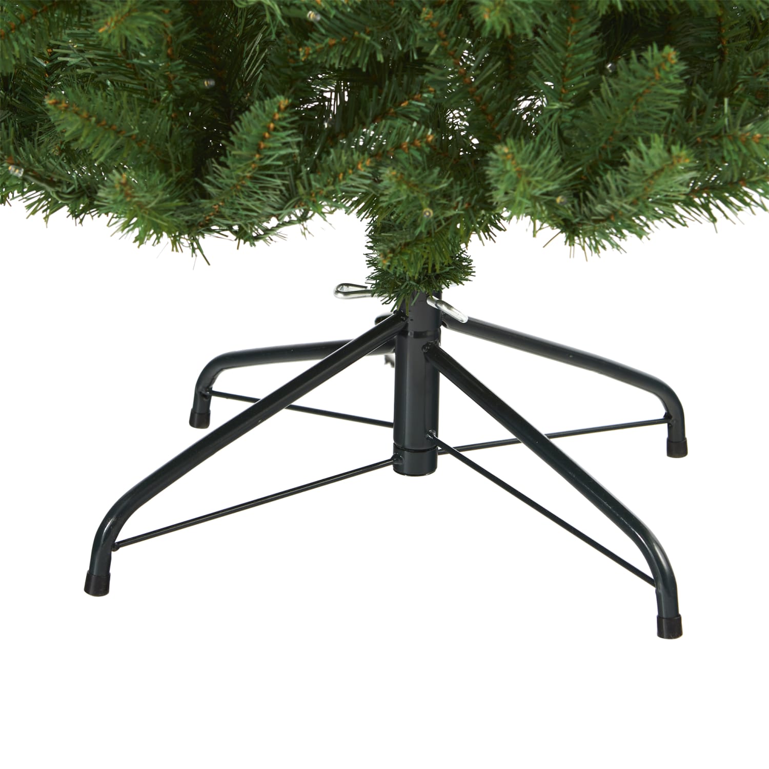 Nearly Natural Slim Green Mountain Pine Artificial Christmas Tree, 7'H, Green - Image 6