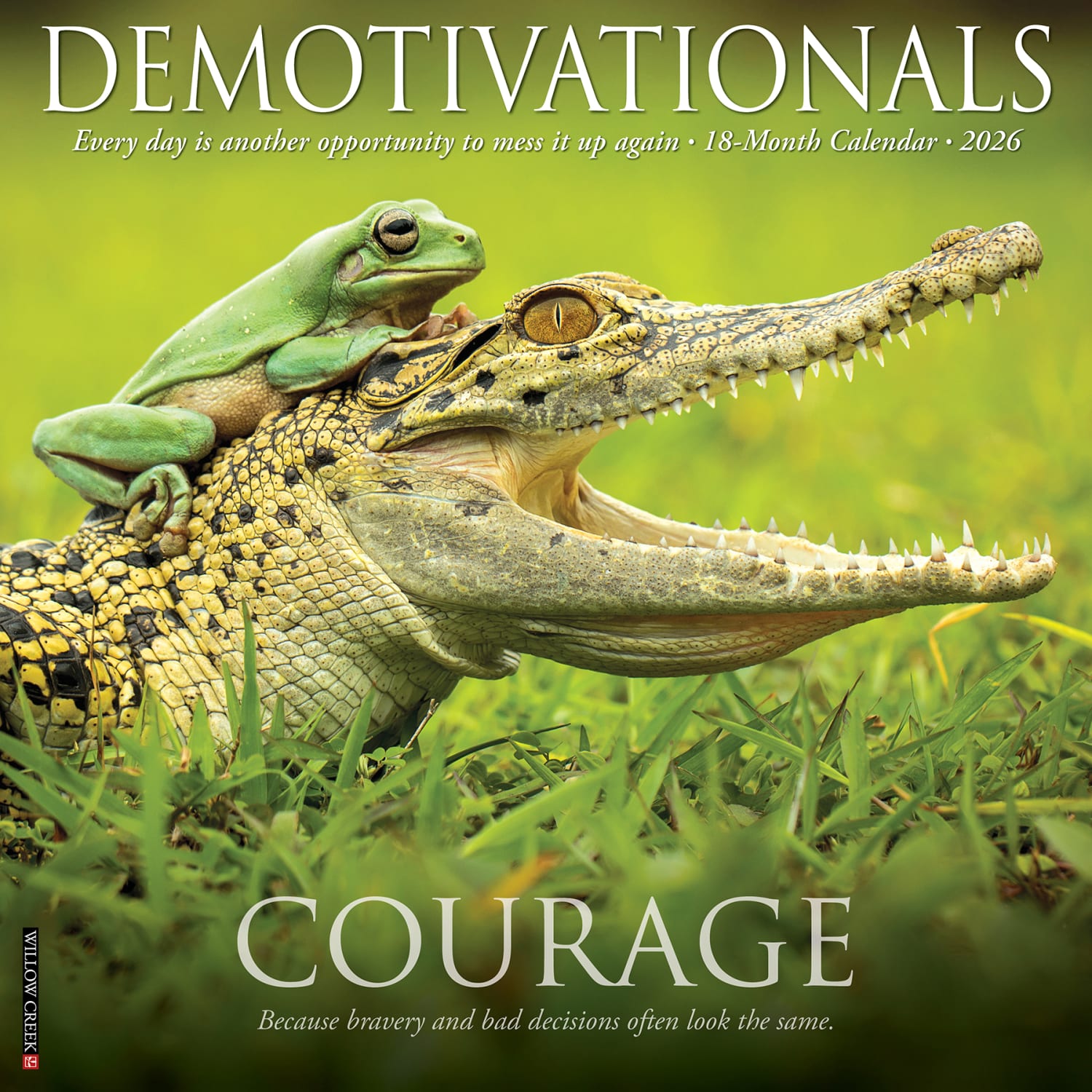 2026 Willow Creek Press Inspirational Monthly Wall Calendar, 12in x 12in, Demotivationals, January To December, 50965 - Image 3