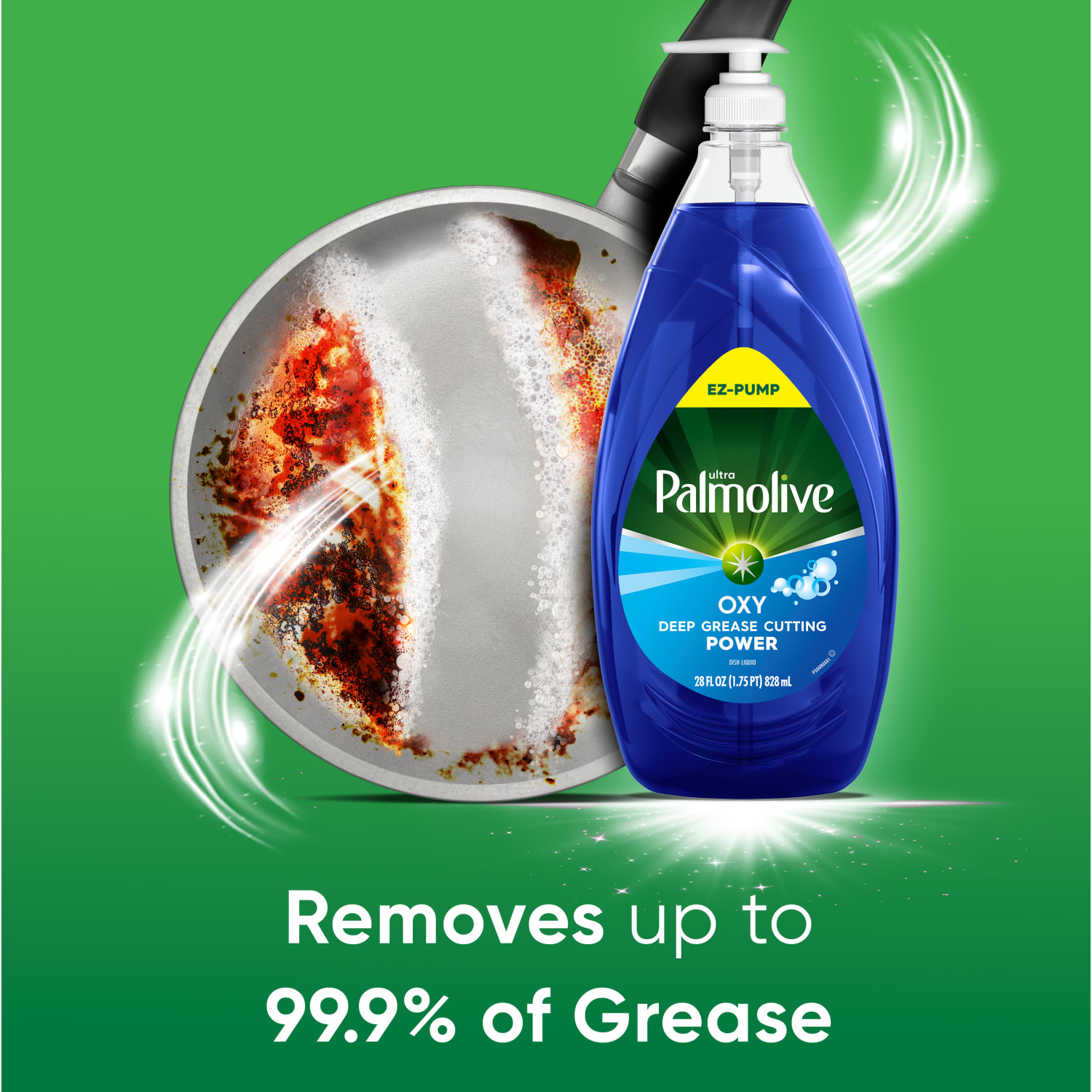 Palmolive Ultra Oxy Liquid Dish Soap, 28 Oz, Case Of 4 Bottles - Image 5