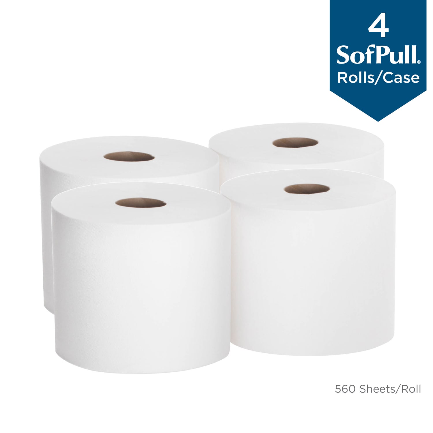 SofPull by GP PRO, 1-Ply, Centerpull Perforated Towels, White, 4 Rolls Per Case, 567 Sheets Per Roll - Image 4