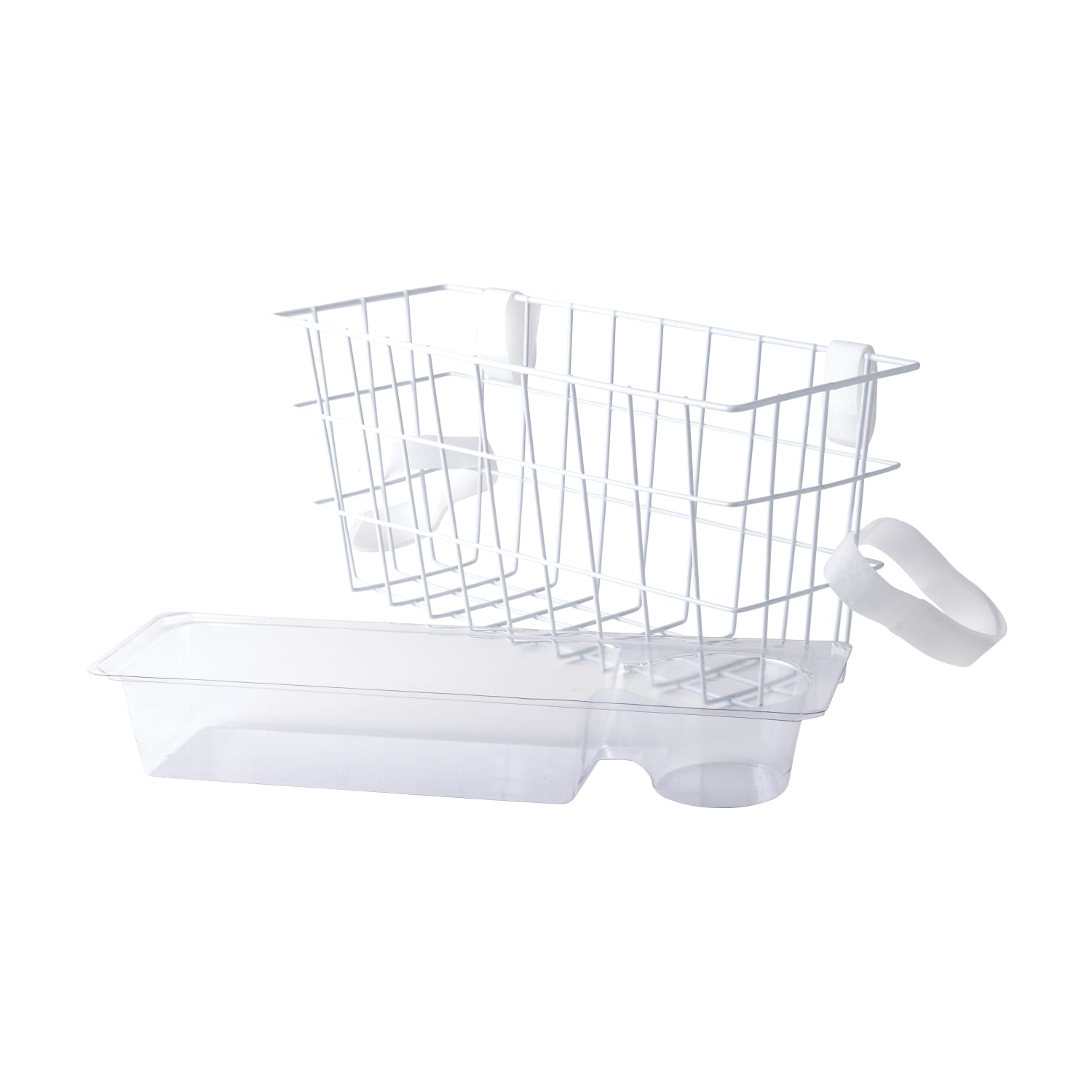 HealthSmart Walker Basket With Tray And Cup Holder, 7inH x 16inW x 5 1/2inD, White - Image 6