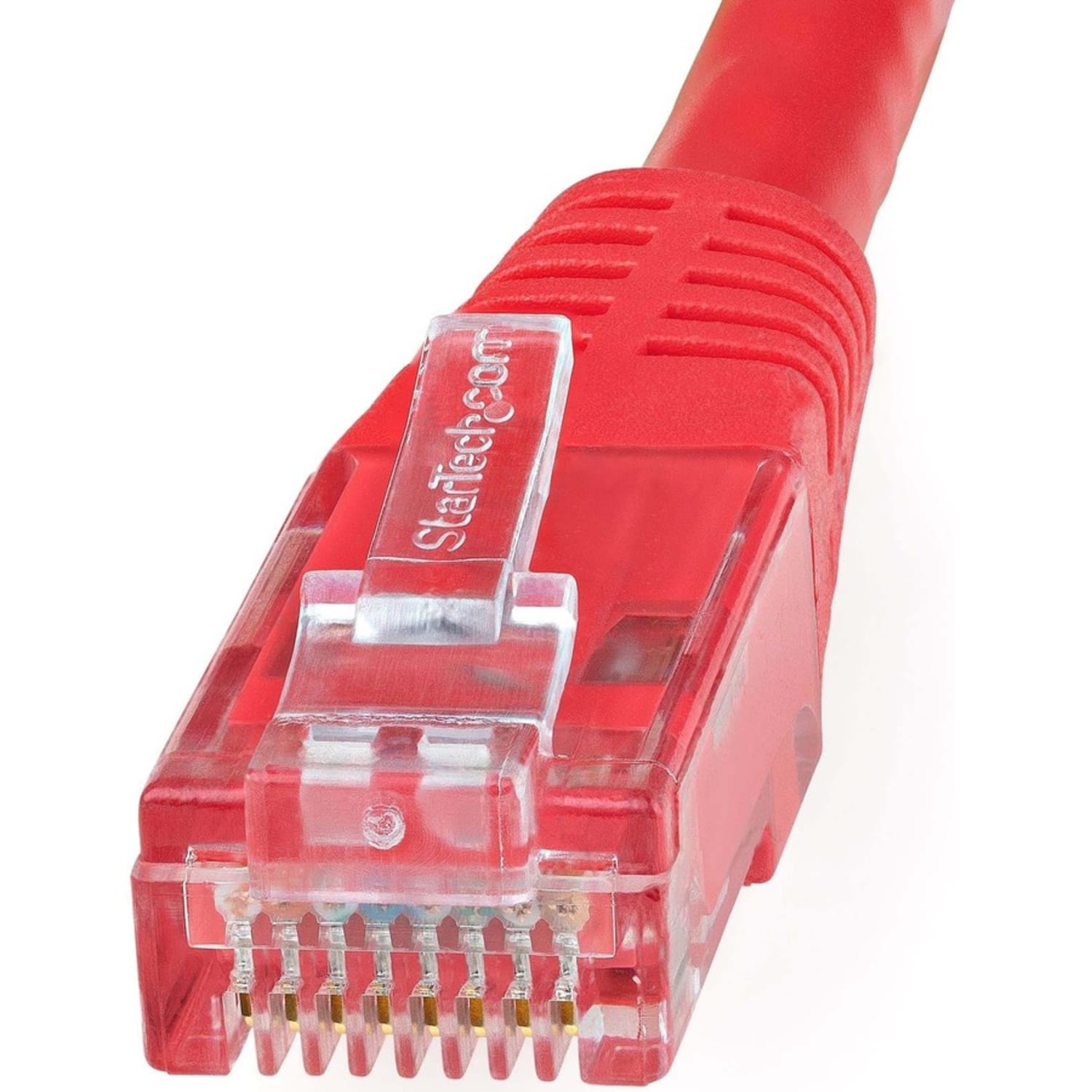 StarTech.com 25ft CAT6 Ethernet Cable - Red Molded Gigabit CAT 6 Wire - Image 4