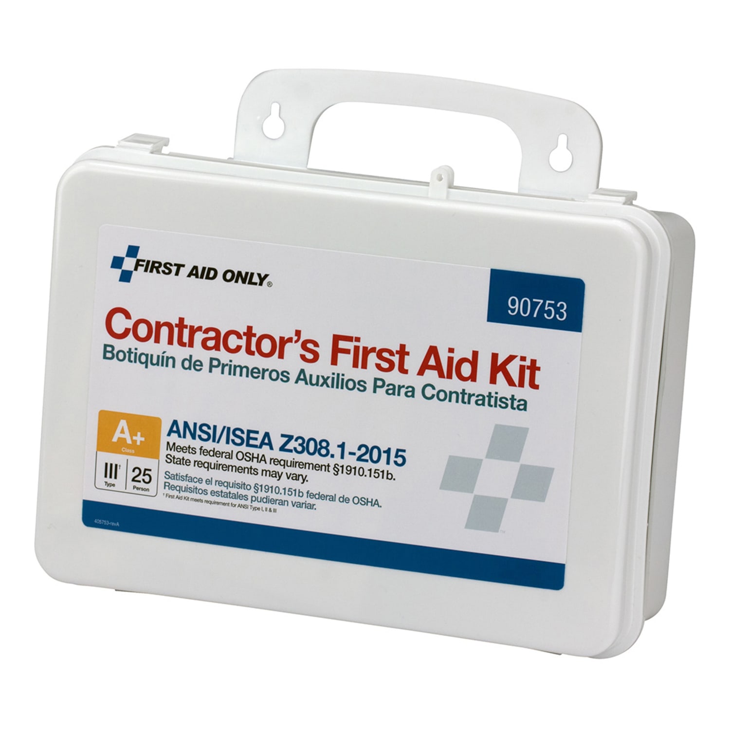 First Aid Only 25-Person Contractor First Aid Kit, White, 128 Pieces - Image 6
