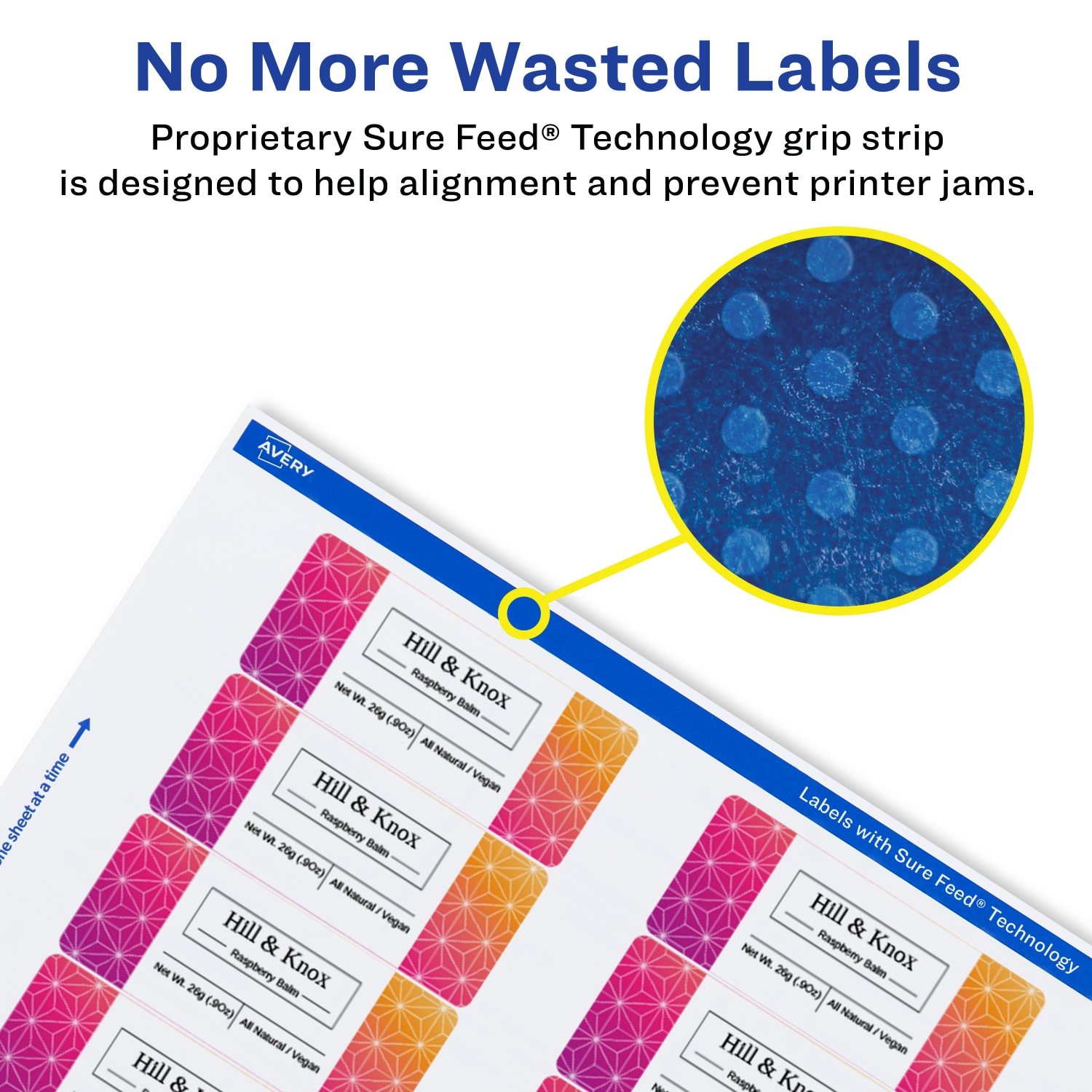 Avery Permanent Labels With Sure Feed, 94228-WMP25, Rectangle, 1-1/4in x 3-3/4in, White, Pack Of 300 - Image 5