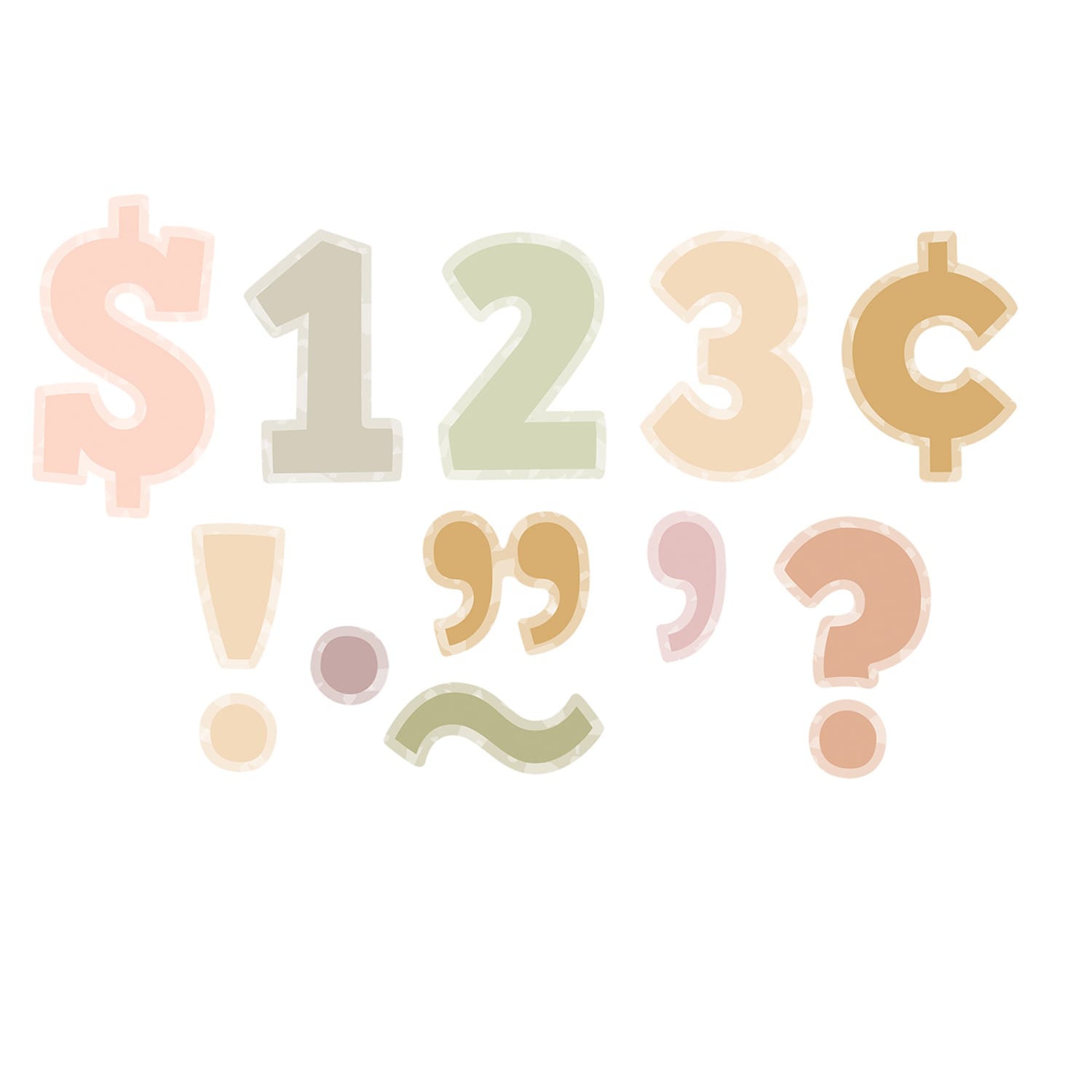 Teacher Created Resources 4in Letters, Terrazzo Tones, 230 Letters Per Pack, Set Of 3 Packs - Image 5