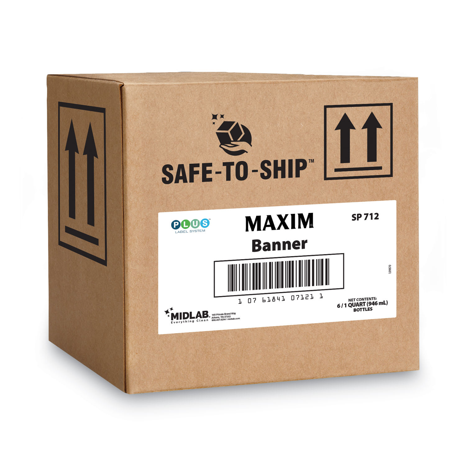 Maxim Banner Bio-Enzymatic Cleaner, Safe-to-Ship, Fresh Scent, 32 oz Bottle, 6/Carton - Image 5