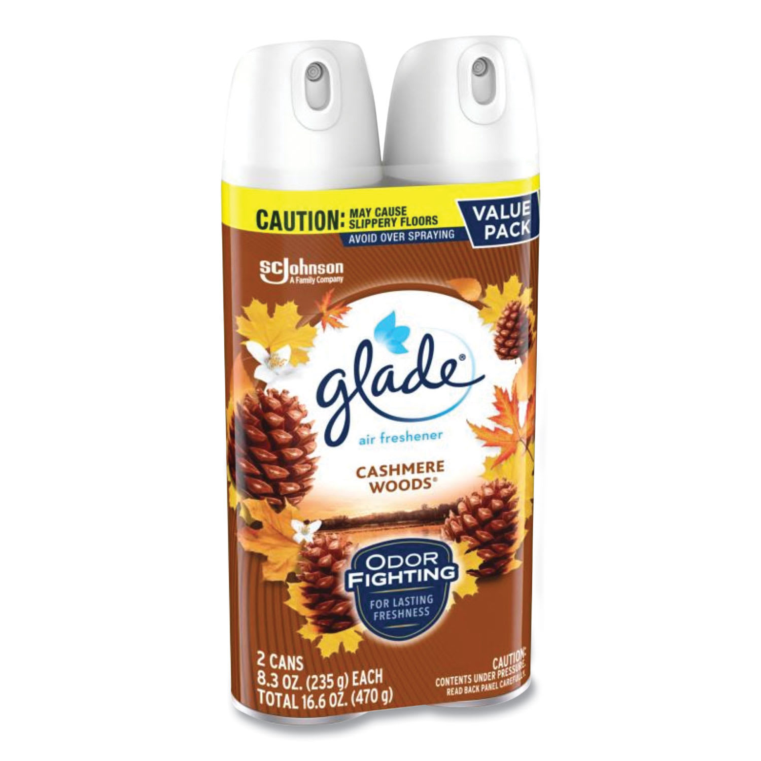Glade Air Freshener, Cashmere Woods, 8.3 oz Aerosol Spray, 3/Carton - Image 5
