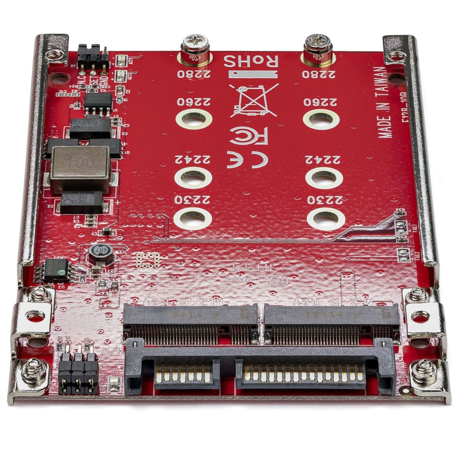 StarTech.com Dual-Slot M.2 to SATA Adapter - M.2 SATA Adapter  - S322M225R - Image 5