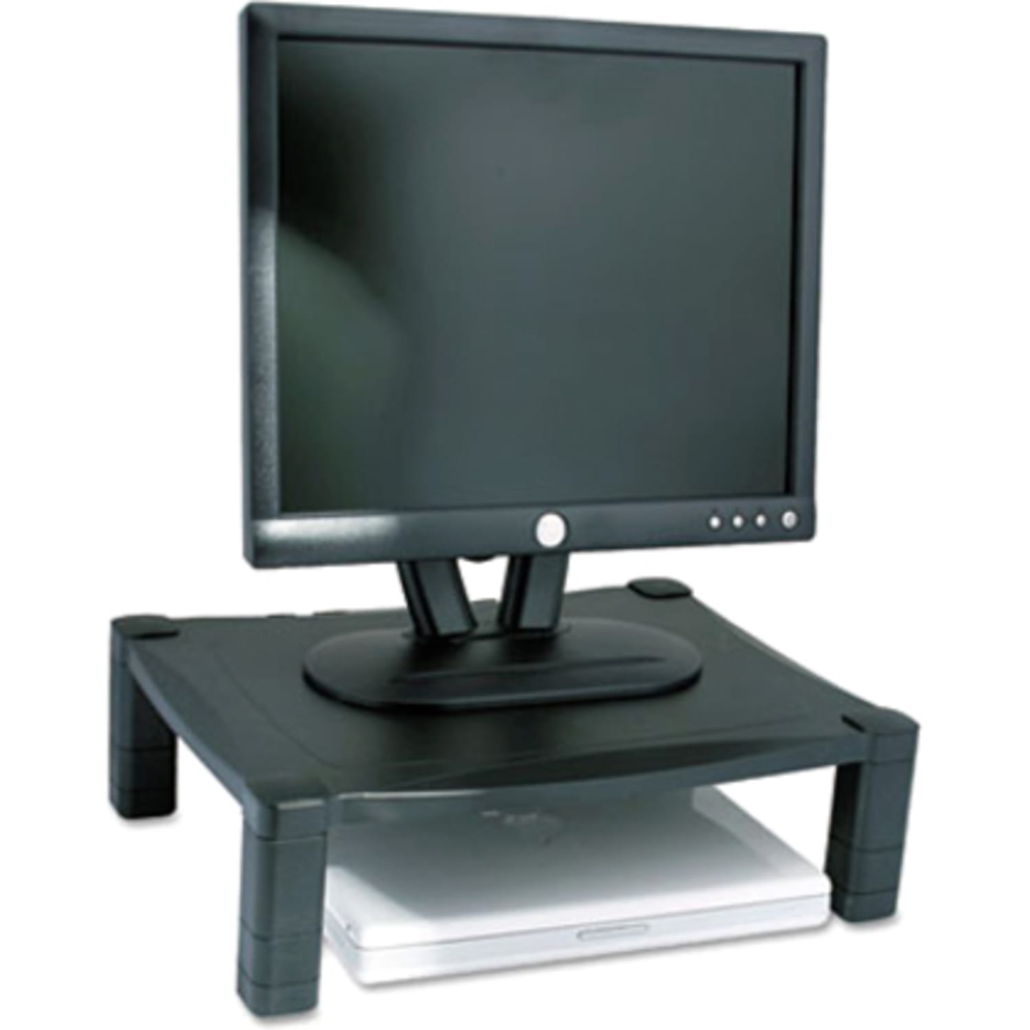 Kantek Single Platform Adjustable Monitor Stand - 60 lb Load Capacity - Flat Panel Display Type Supported - Black - Image 5
