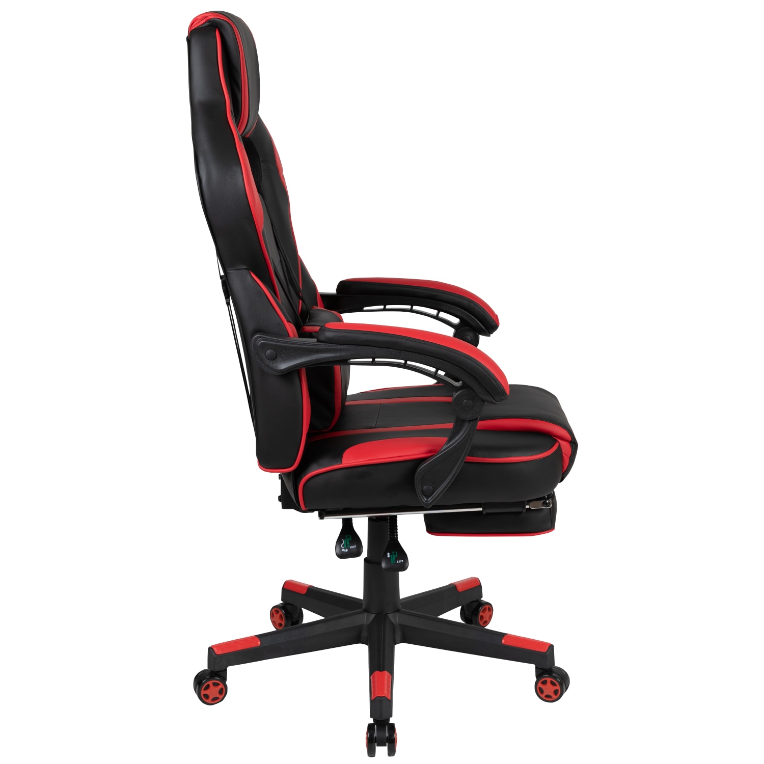 Flash Furniture X40 Gaming Chair With Fully Reclining Back And Arms Red PopularChairscom