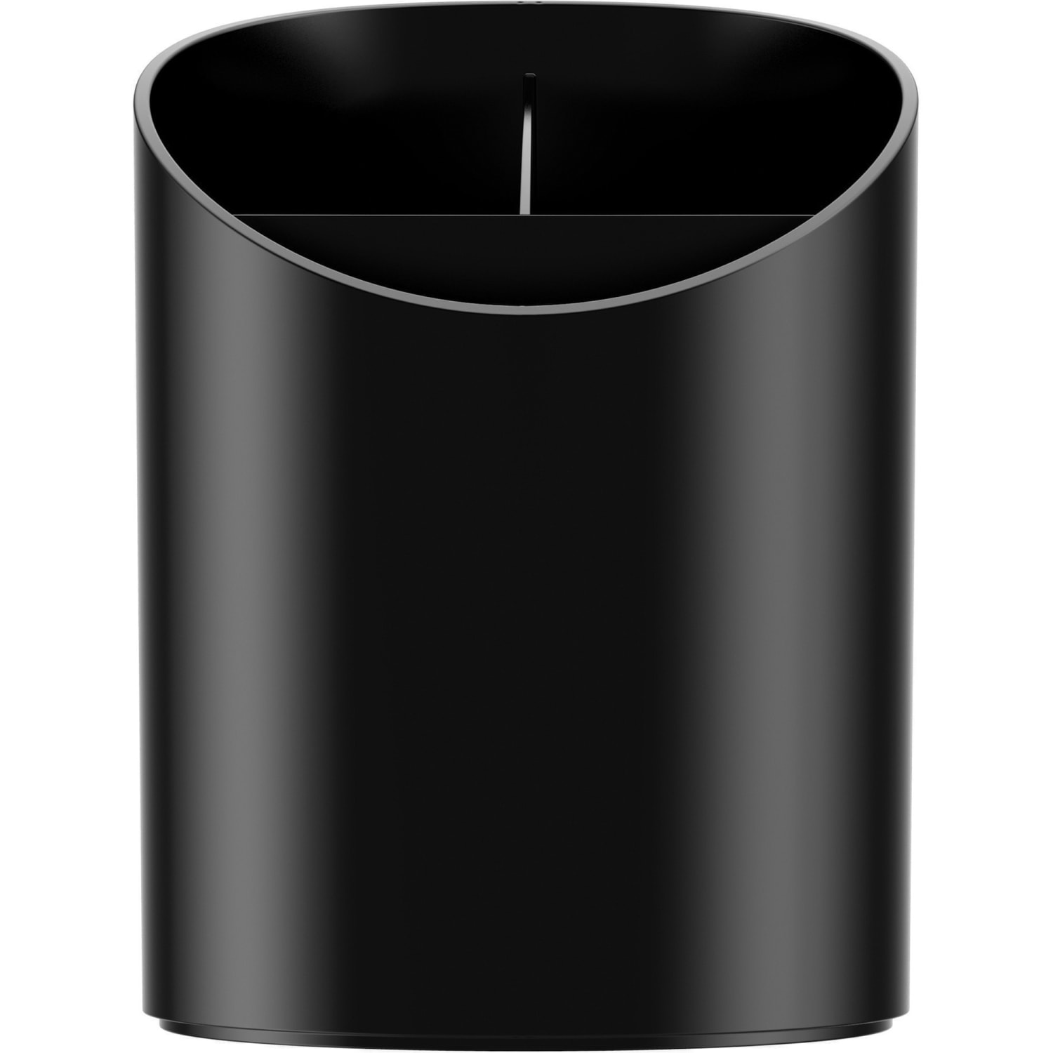 Deflecto Sustainable Office Recycled Large Pencil Cup - 5.6in Height x 4.4in Width x 4.4in Length - Black - 1 Each - Image 3