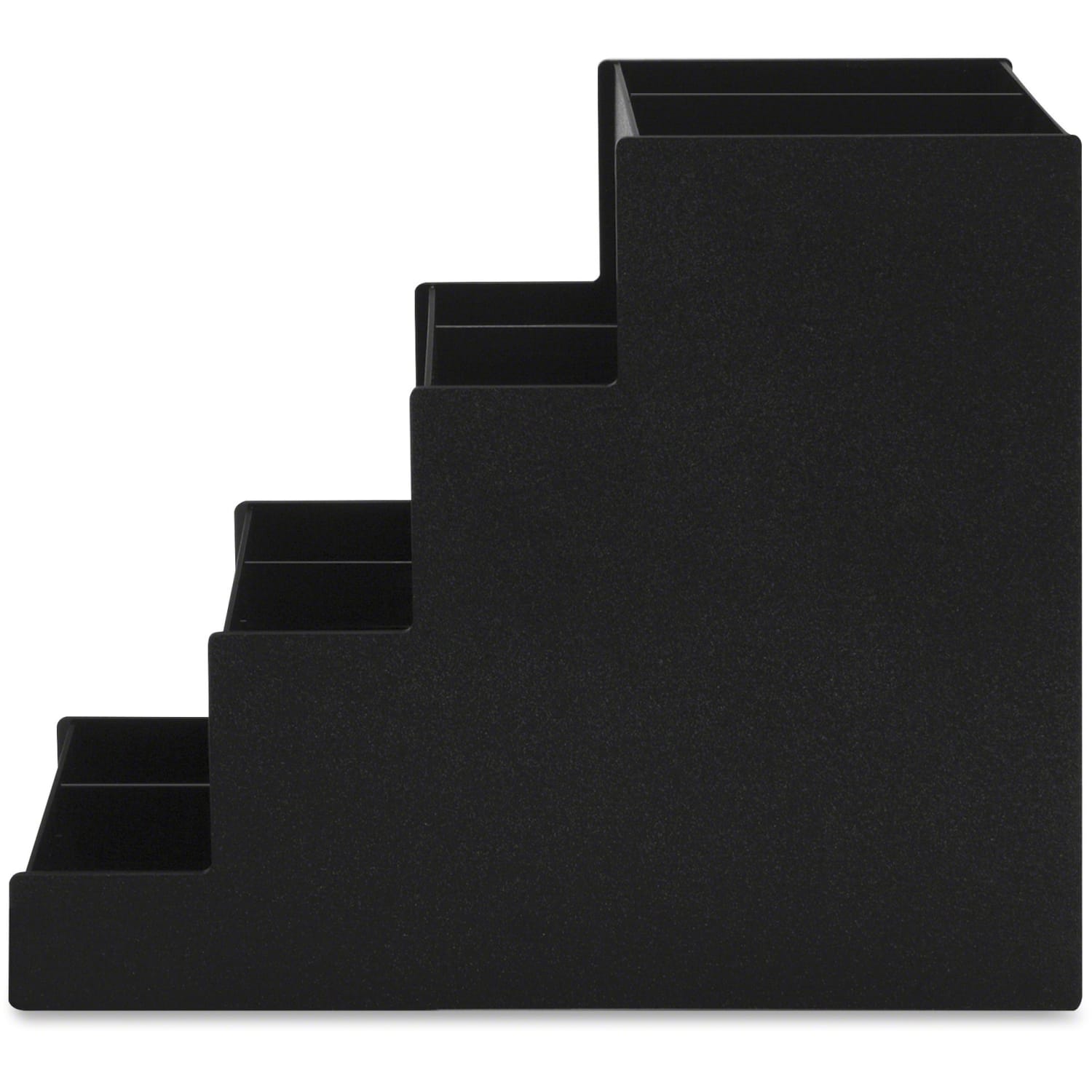 Vertiflex Narrow Condiment Organizer, 8 Compartments, 6in x 19in x 15 7/8in, Black - Image 4