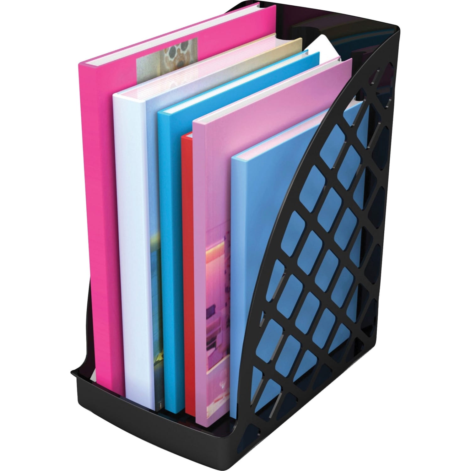 Deflecto Sustainable Office Magazine File - Black - 1 Each - Image 5