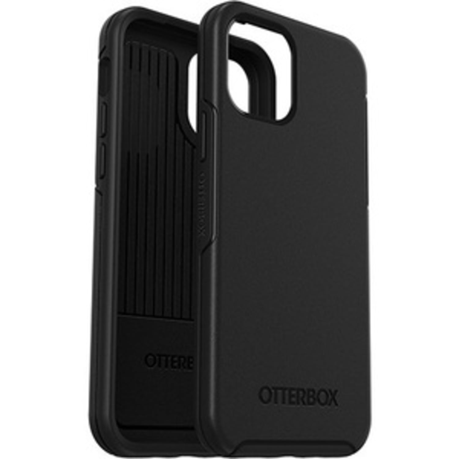 OtterBox Symmetry Series Antimicrobial Case For Apple iPhone 12, iPhone 12 Pro, Black