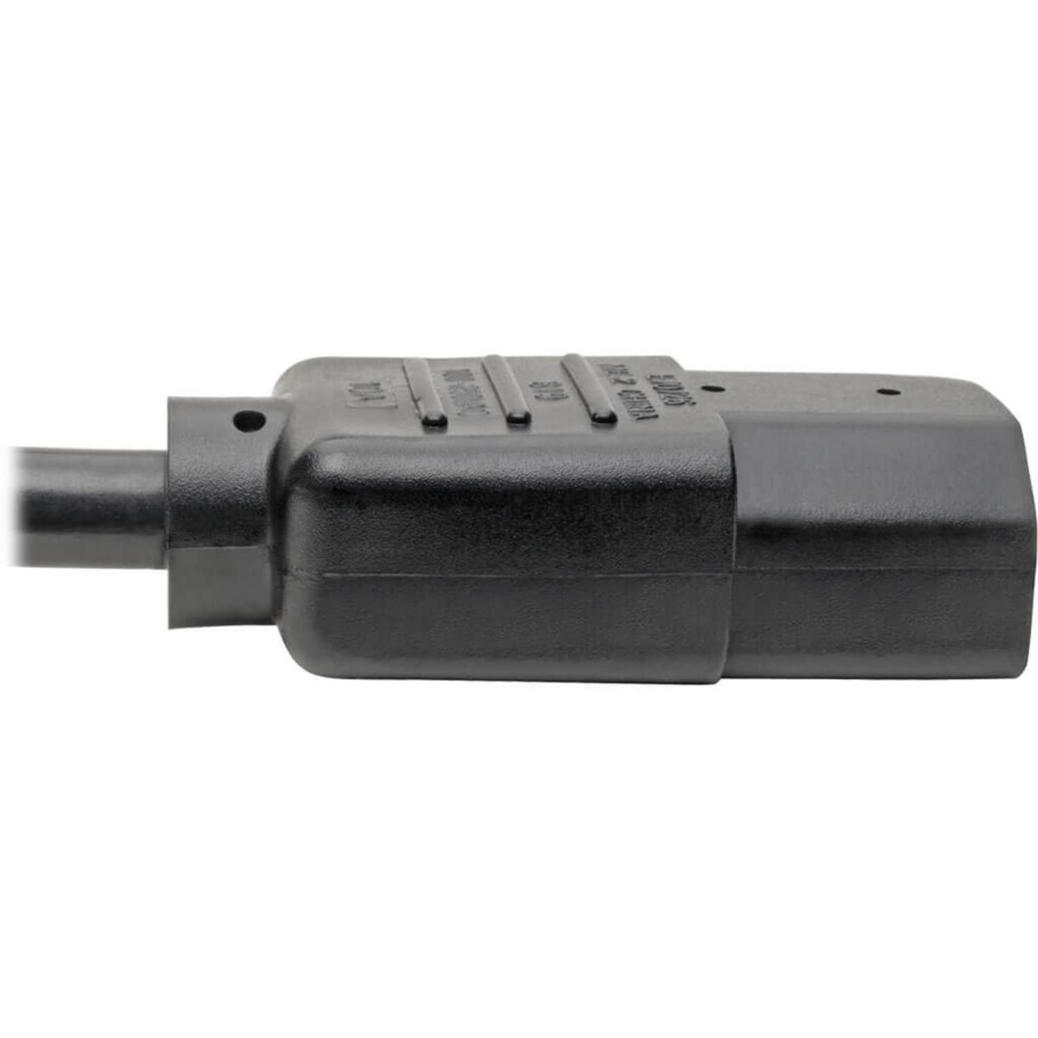 Eaton Tripp Lite Series Desktop Computer Power Cord, NEMA 5-15P to C13, 5-Pack - 10A, 125V, 18 AWG, 2 ft. (0.61 m), Black - Power cable - power IEC 60320 C13 to NEMA 5-15 (M) - AC 110 V - 2 ft - black (pack of 5) - Image 5