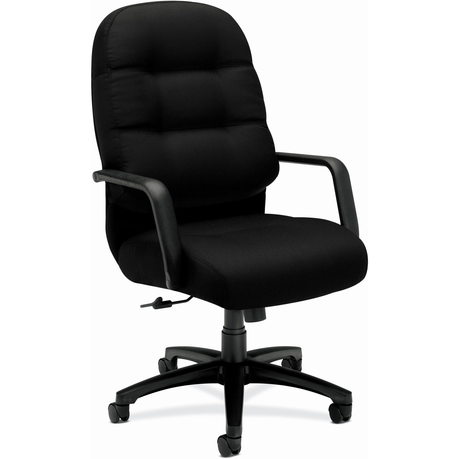 HON Pillow Soft Fabric Executive High Back Chair Black PopularChairscom