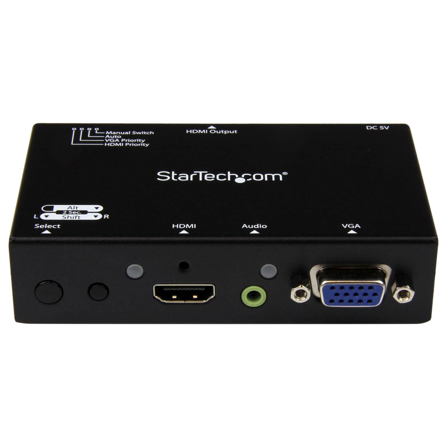StarTech.com 2x1 HDMI + VGA to HDMI Converter Switch w/ Automatic and Priority Switching - 1080p - Image 3