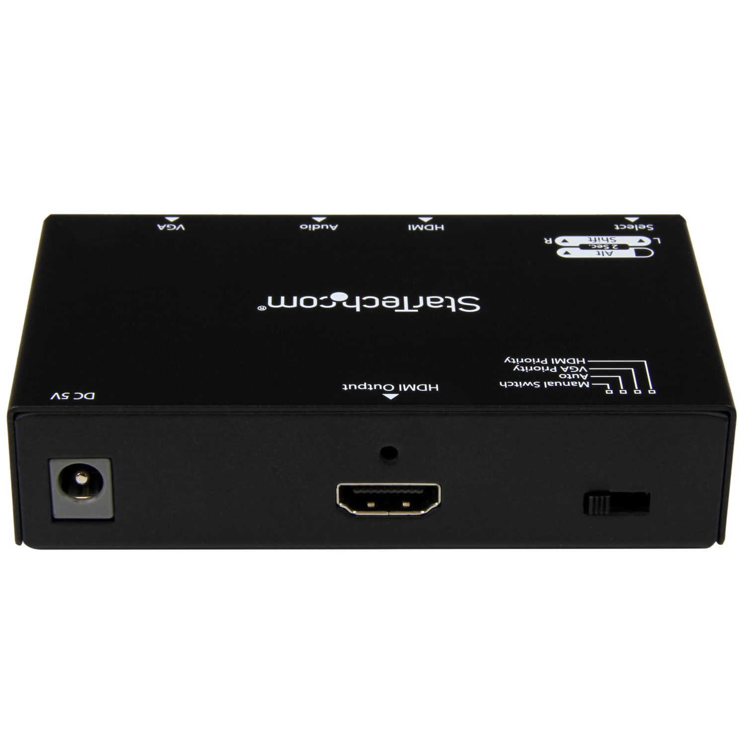 StarTech.com 2x1 HDMI + VGA to HDMI Converter Switch w/ Automatic and Priority Switching - 1080p - Image 4