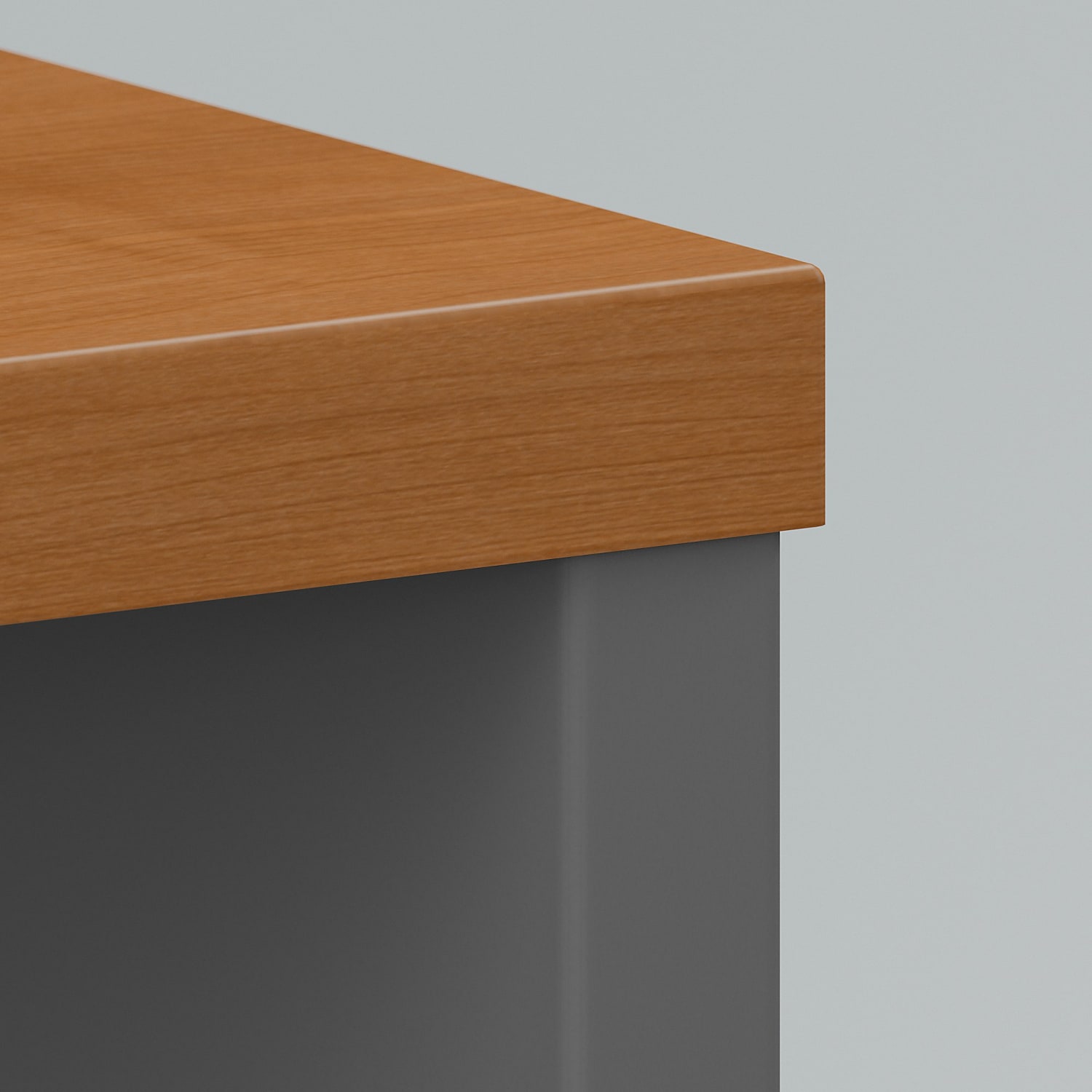 Bush Business Furniture Components 60inW Office Computer Desk, Natural Cherry/Graphite Gray, Standard Delivery - Image 6