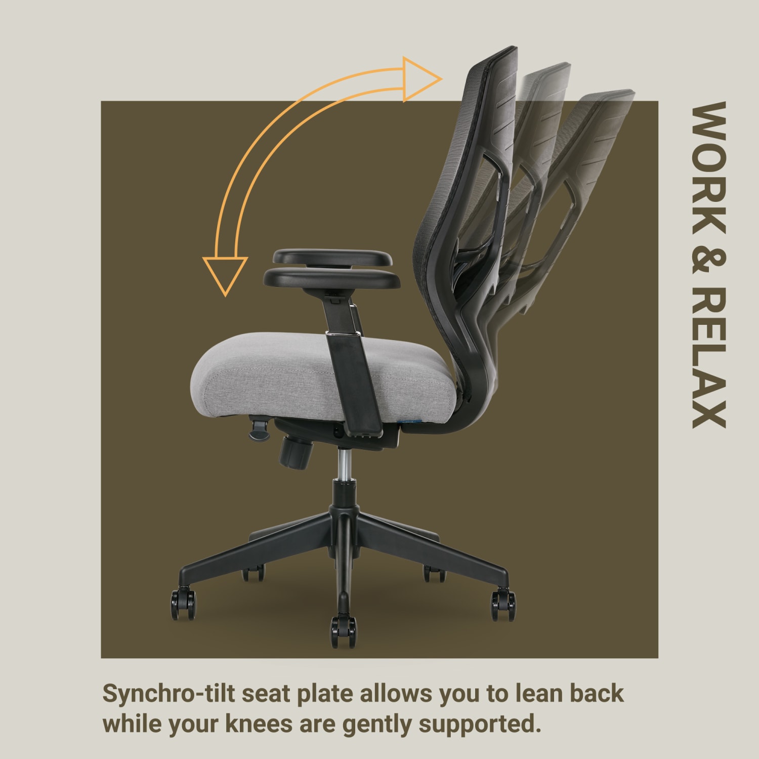 Serta Commercial Eco-2000 Big & Tall Ergonomic Mesh High-Back Executive Office Chair, Gray - Image 11