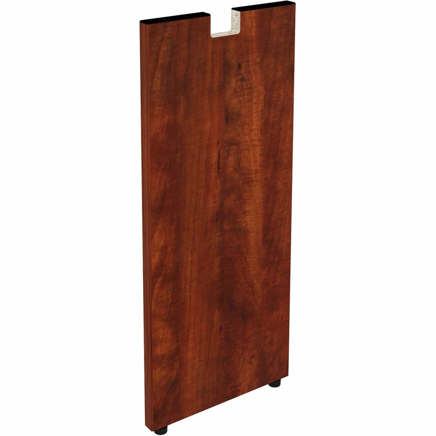 Lorell Essentials Series Credenza Half Leg, Cherry - Image 3