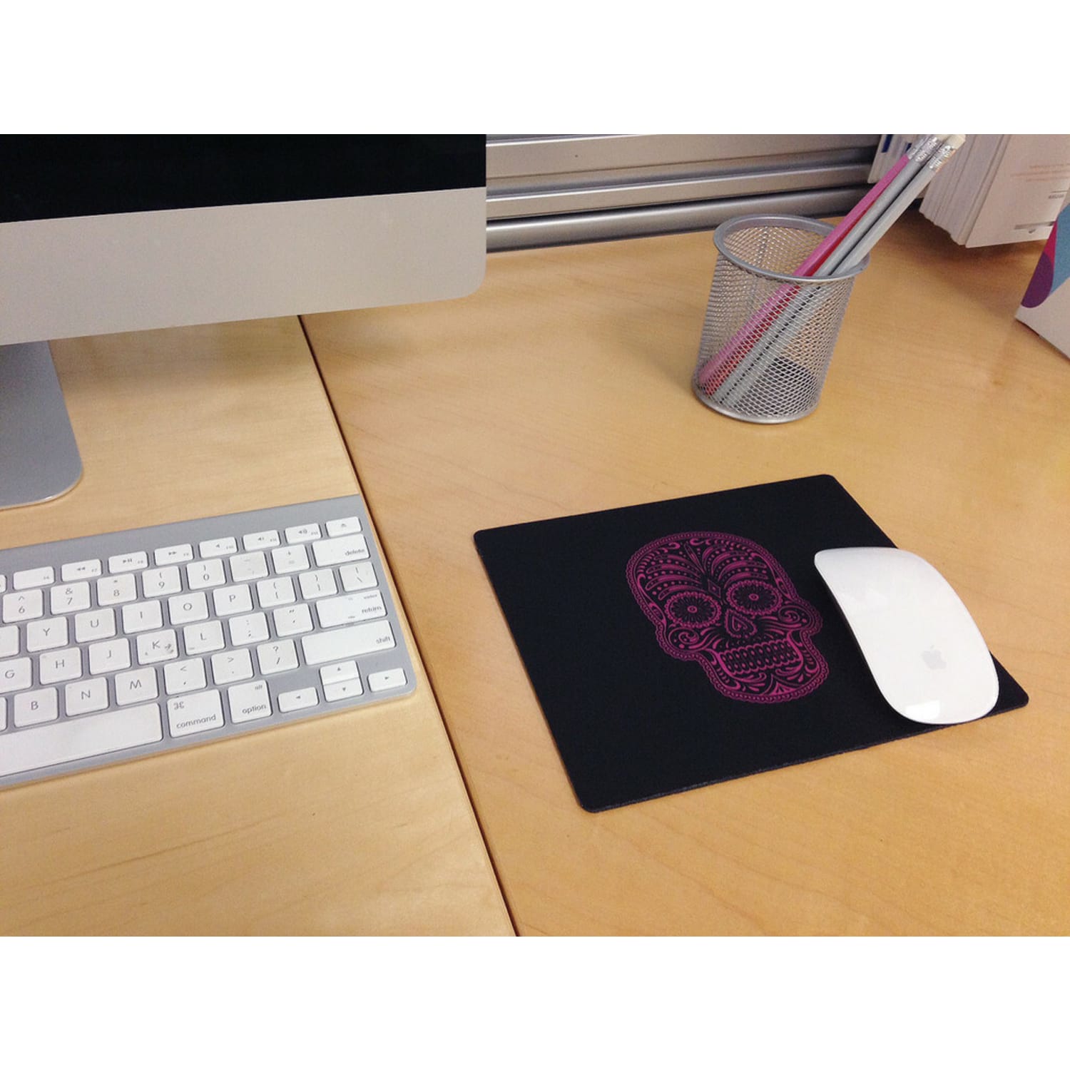 OTM Essentials Mouse Pad, Mrs. Sugarbones, 10in x 9.13in, Black, PV1BM-HIP-18 - Image 4