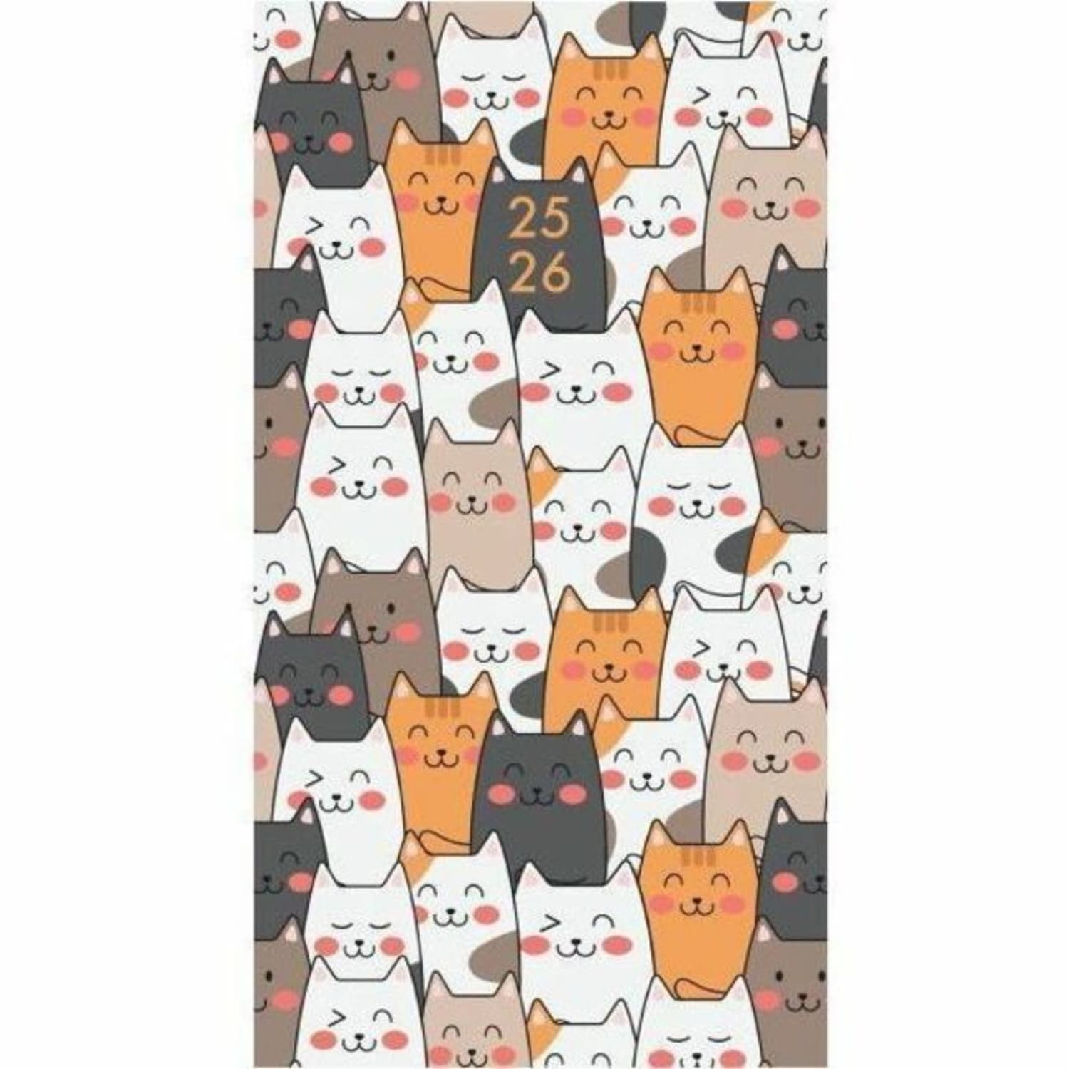 2025 Willow Creek Press 2-Year Monthly Checkbook/Calendar, 3-1/2in x 6-1/2, Purrfect (Cats), January 2025 To December 2026, 47095 - Image 6