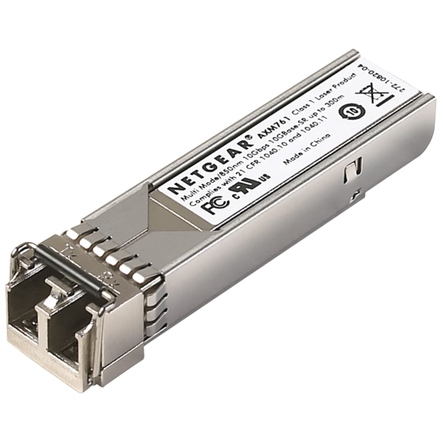 Netgear ProSafe AXM761 SFP+ Module - For Data Networking, Optical Network - 1x LC Duplex 10GBase-SR Network - AXM761P1010000S - Image 3