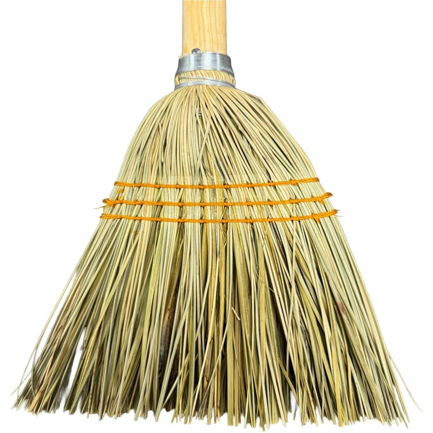 Genuine Joe Lobby Broom - 40in Overall Length - Wood Handle - Natural - 1 Each