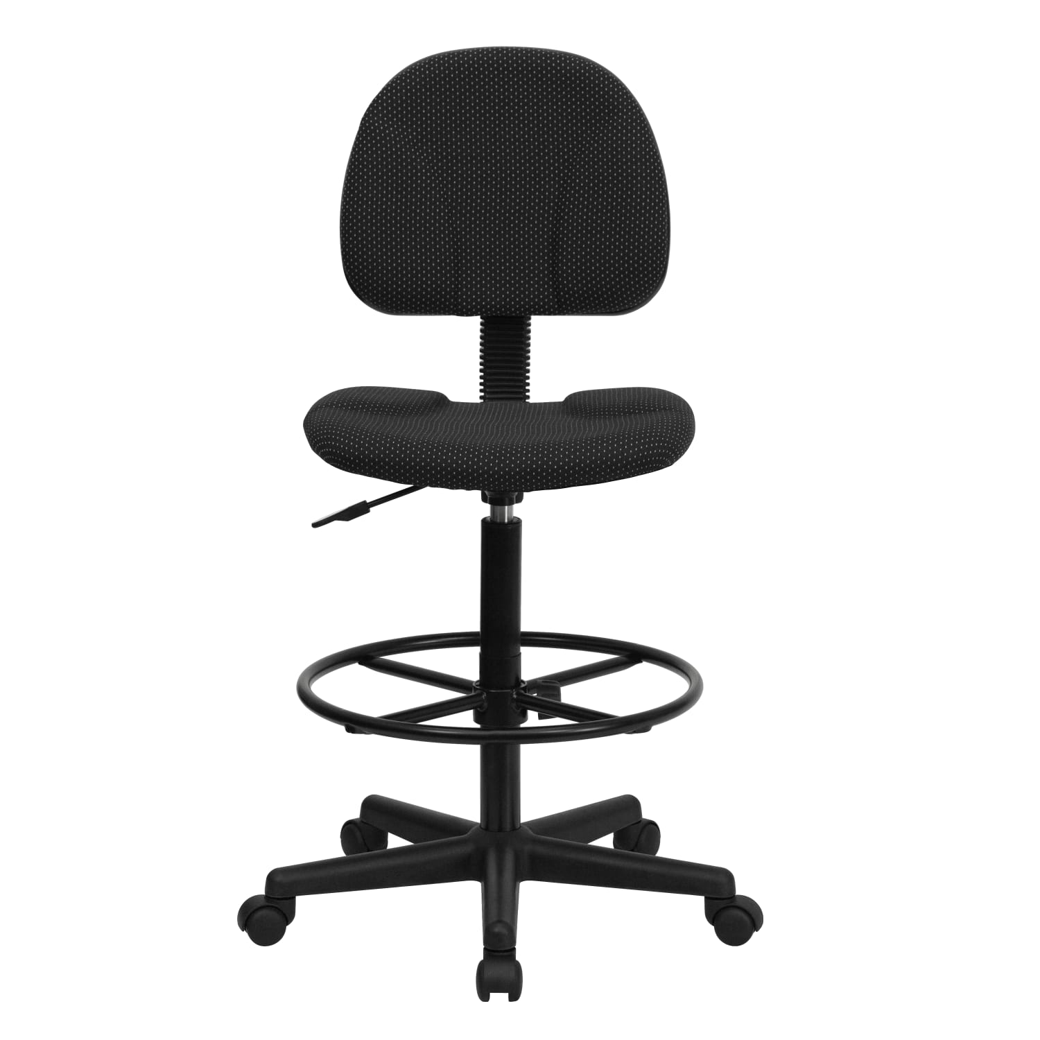 Flash Furniture Fabric Drafting Chair (Cylinders: 22.5ft"-27ft"H or 26ft"-30.5ft"H), Black - Image 9