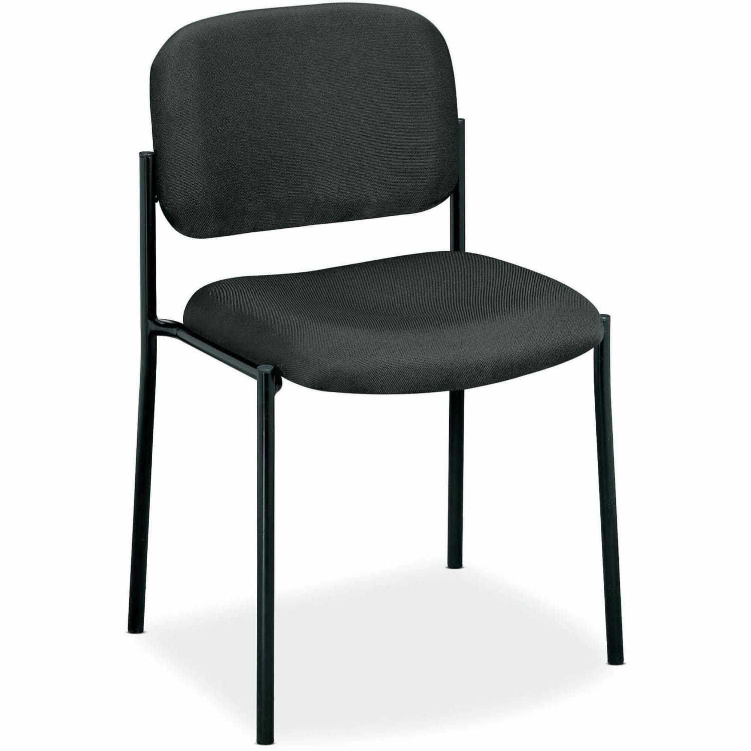 HON Scatter Stacking Guest Chair With Leg Base CharcoalBlackl PopularChairscom
