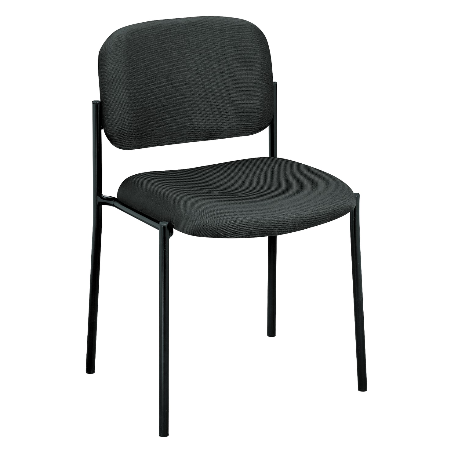 HON Scatter Stacking Guest Chair With Leg Base CharcoalBlackl PopularChairscom