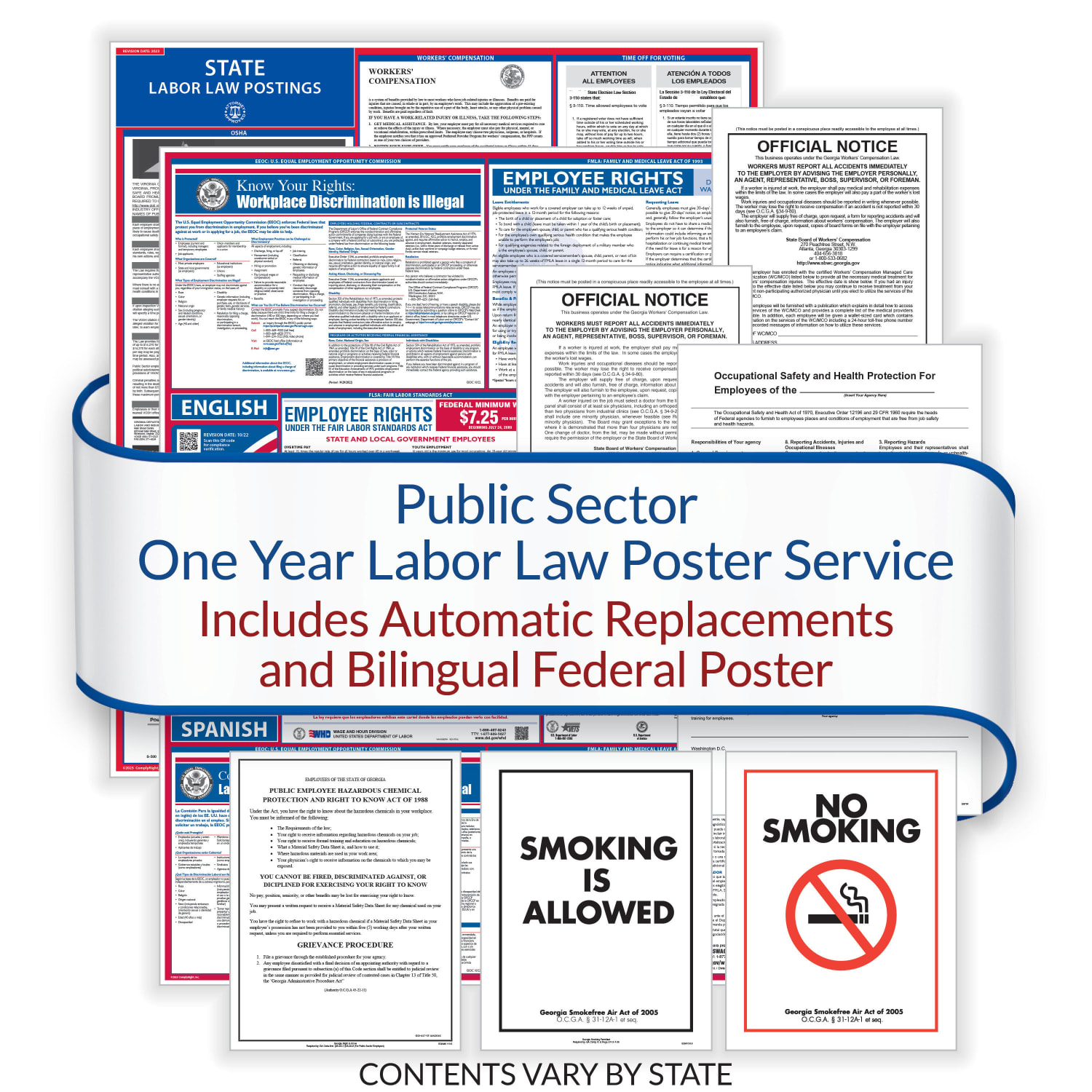 ComplyRight Public Sector Federal (Bilingual) And State (English) Labor Law 1-Year Poster Service, North Dakota - Image 3