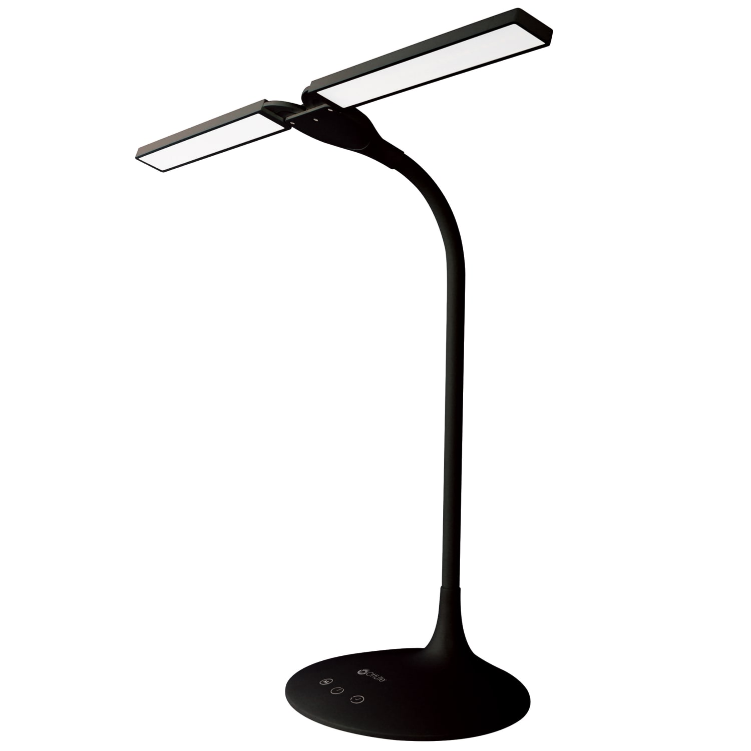 OttLite Wellness Series Pivot LED Desk Lamp, Black - Image 3