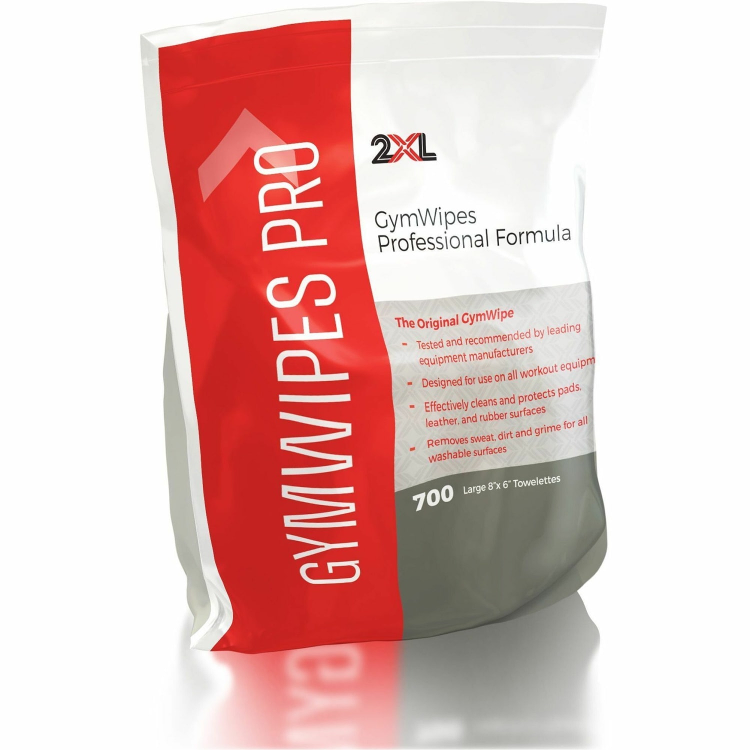 2XL GymWipes Professional Refills, 6in x 8in, 700 Count, Total Qty 1 - Image 4