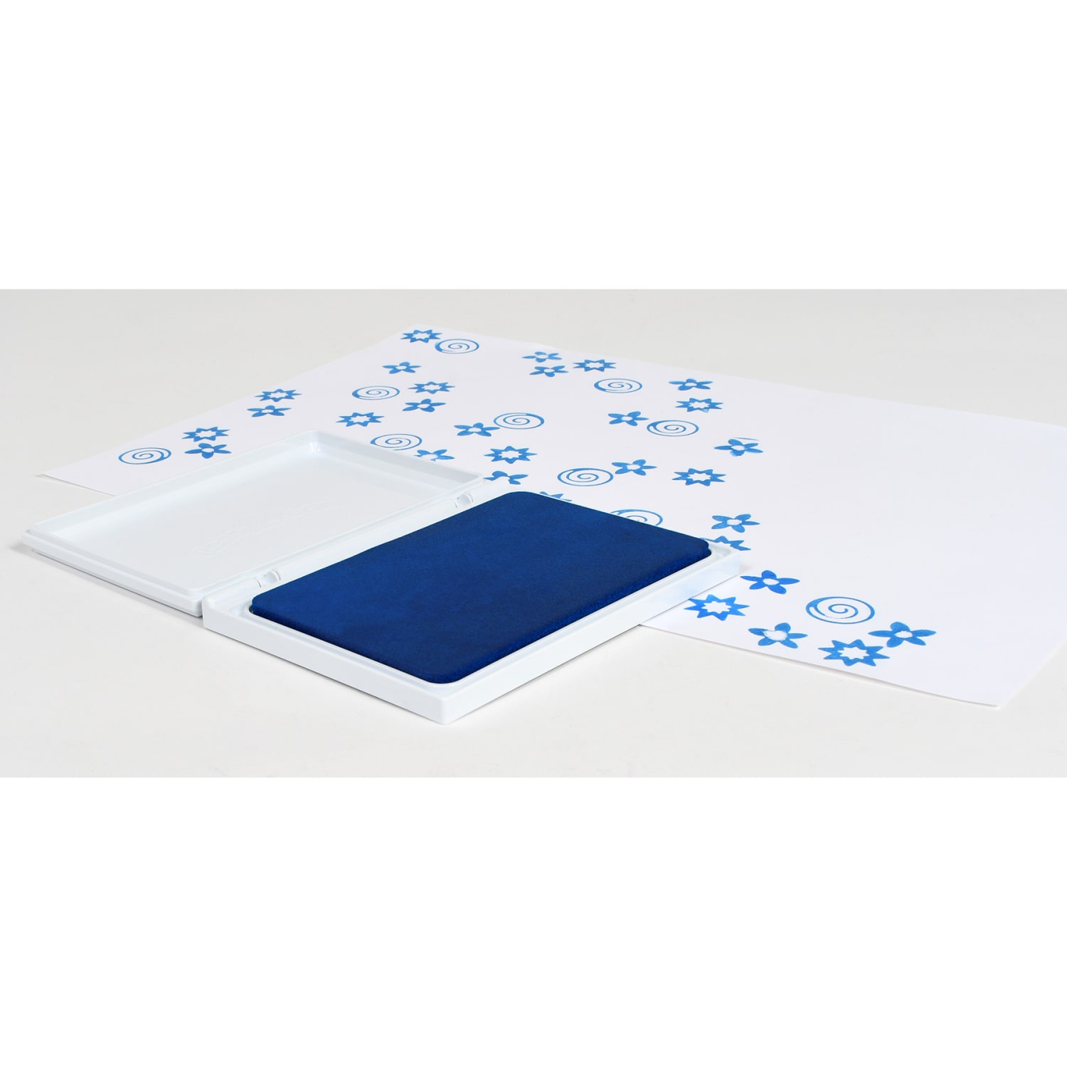 Ready 2 Learn Jumbo Washable Stamp Pads, 4-15/16in x 6-3/4in, Blue, Pack Of 2 Pads - Image 6