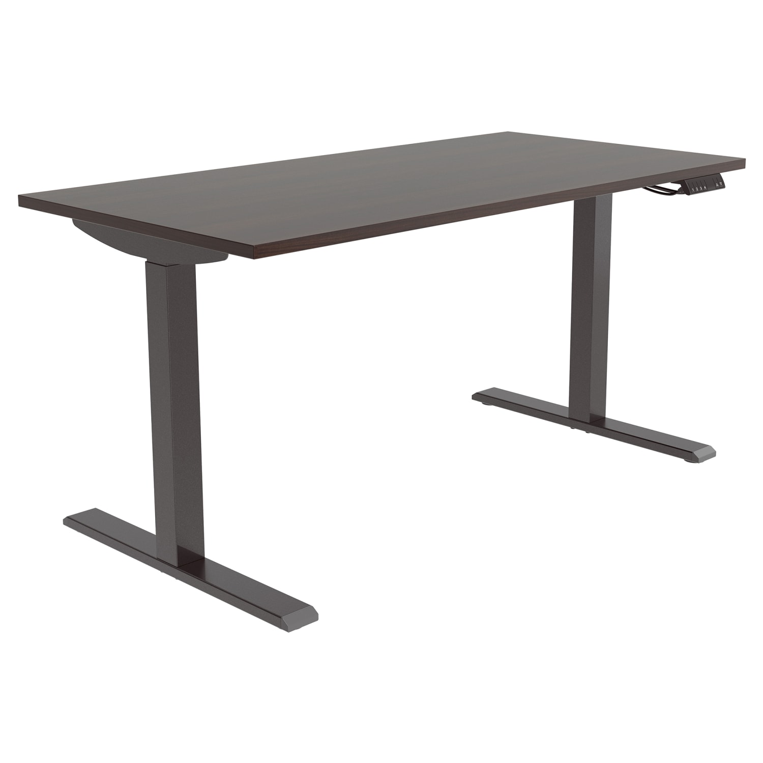 Realspace® Magellan Performance Electric 60 W Height Adjustable Standing Desk Espresso PopularChairscom