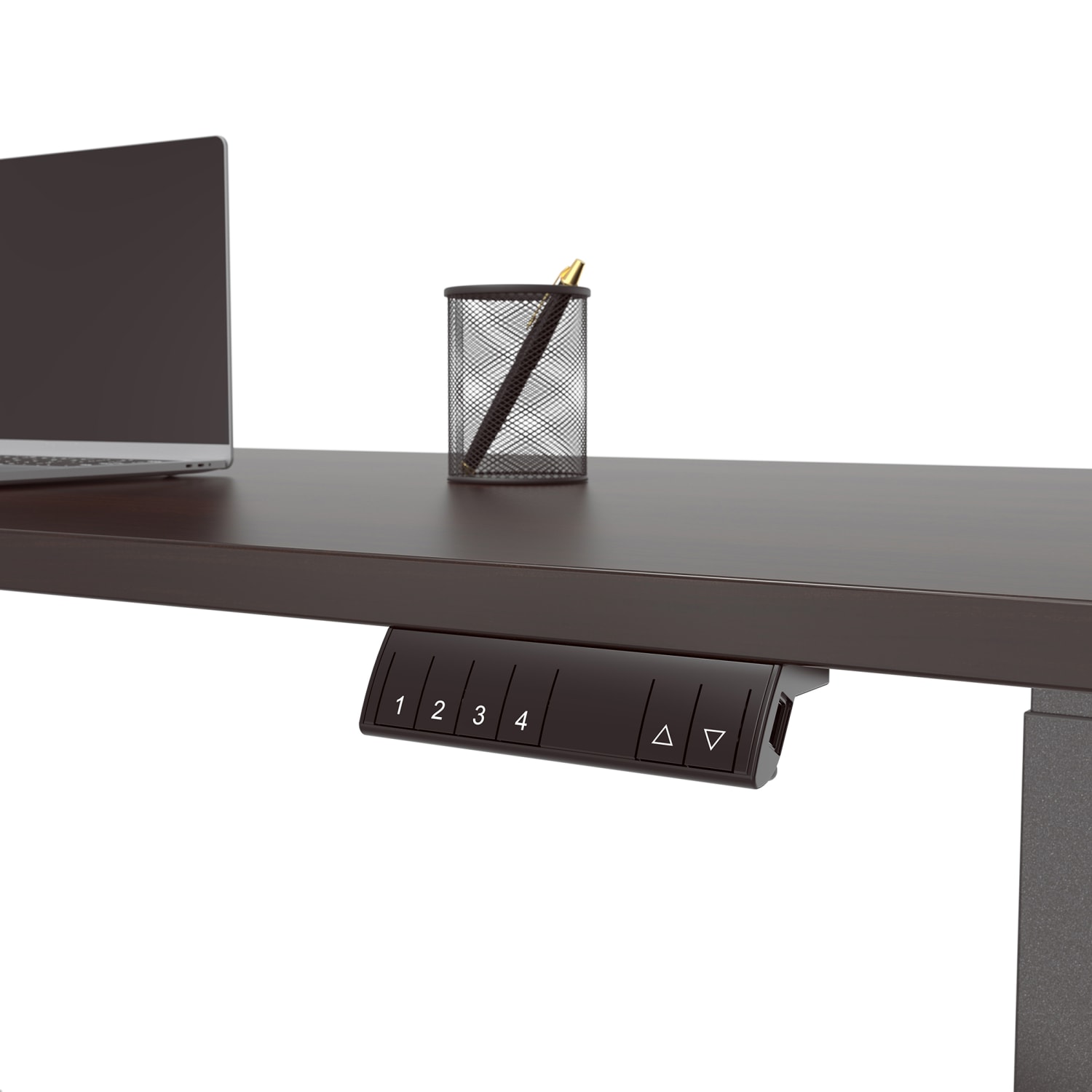 Realspace® Magellan Performance Electric 60 W Height Adjustable Standing Desk Espresso PopularChairscom